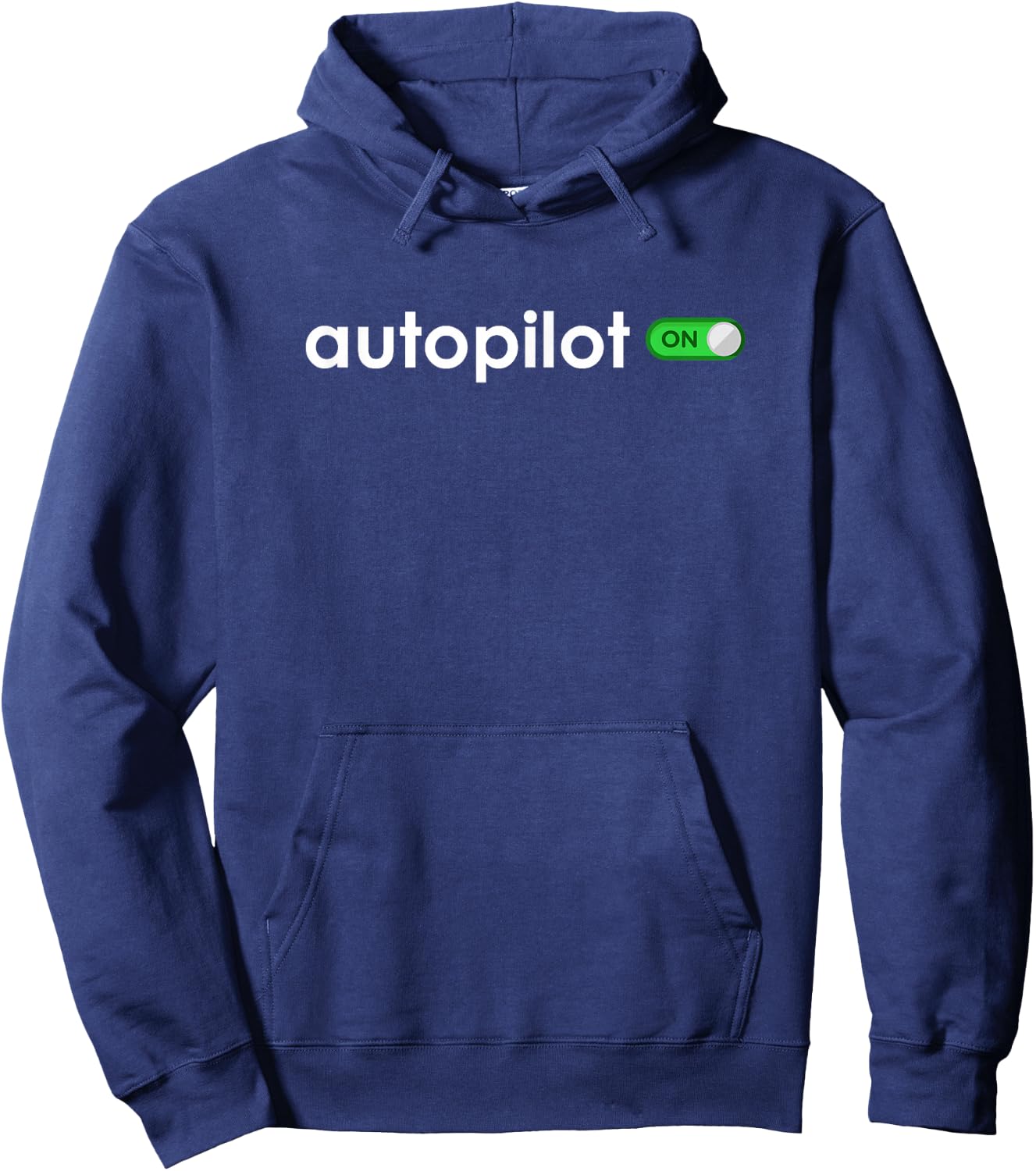 Autopilot On Life Is Like Being On Autopilot Hoodie - Hoodie | Navy