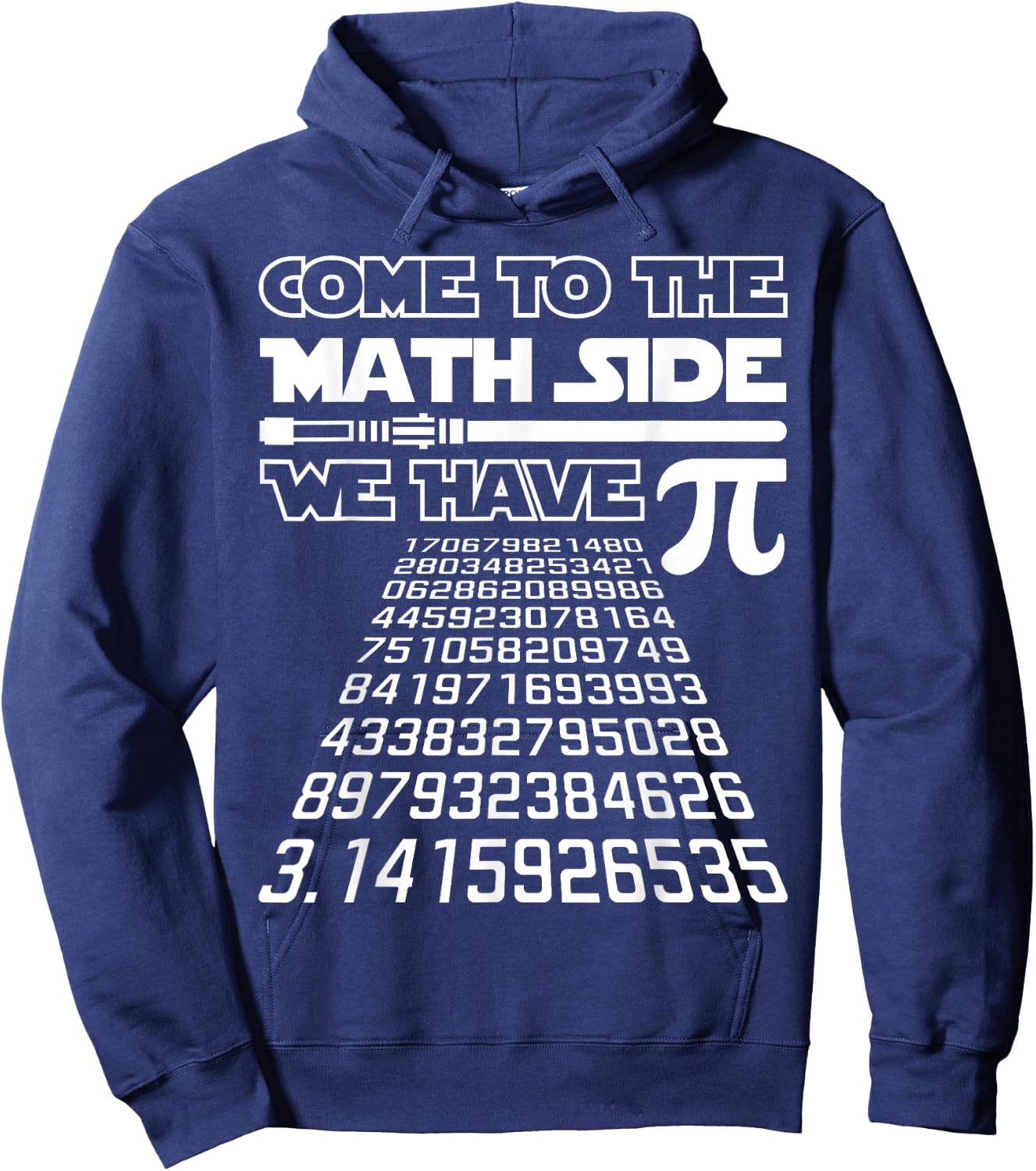Come To The Math Side We Have Pie Shirt Pi Day Teacher Gift Hoodie - Hoodie | Navy