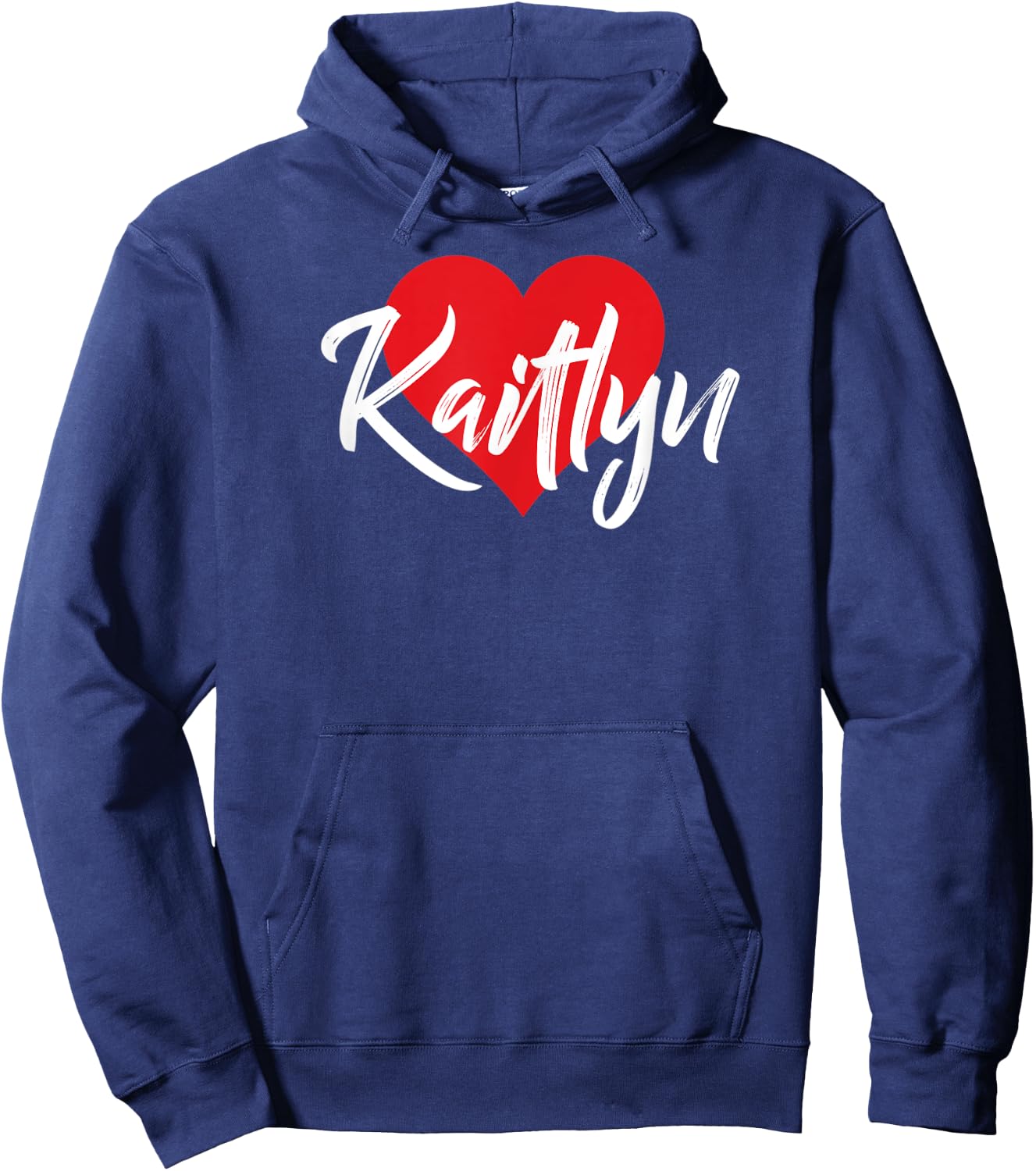 I Love Kaitlyn First Name I Heart Named Hoodie - Hoodie | Navy