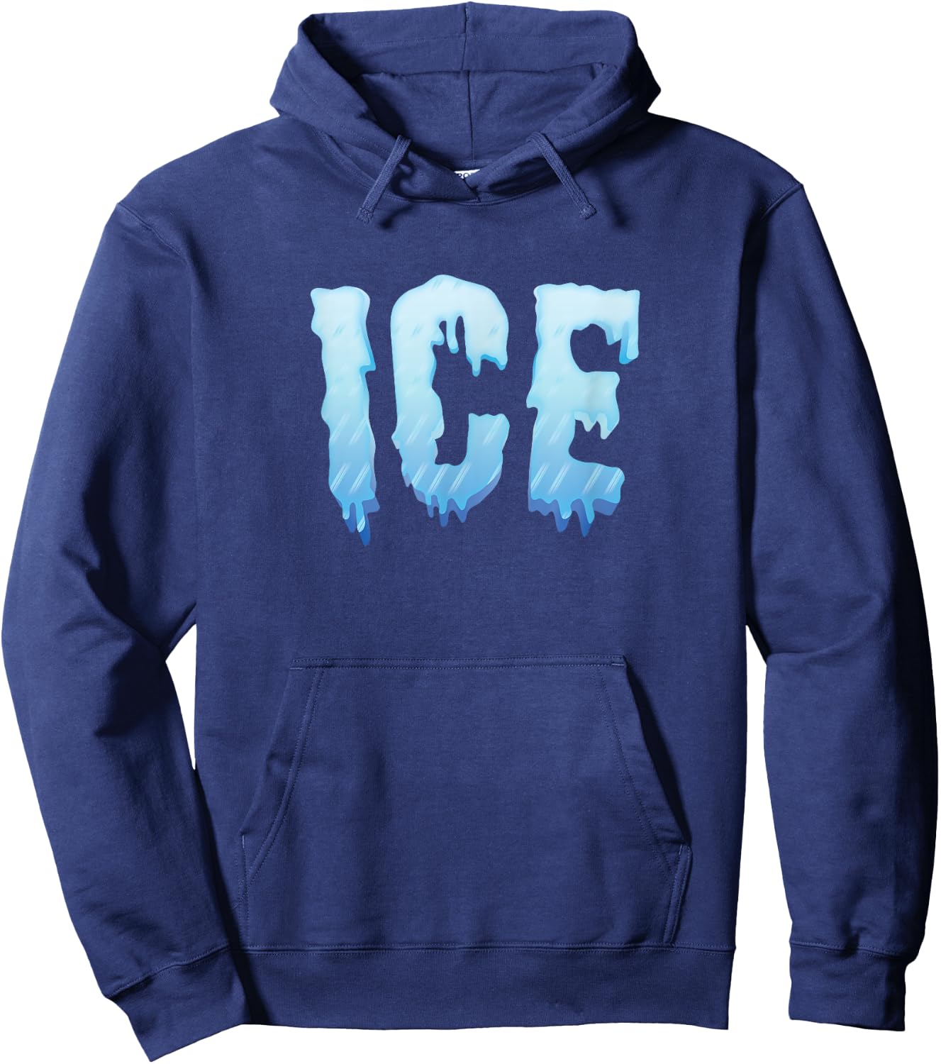 Ice Clothing Matching Outfit Couples Funny Halloween Hoodie - Hoodie | Navy