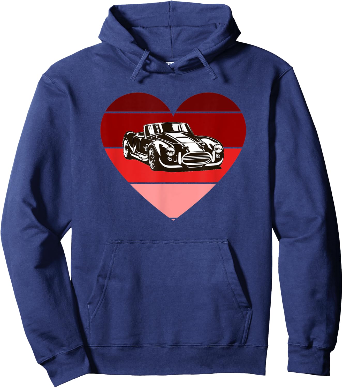 Valentines Gift . Muscle Car Lover St Valetines Hoodie - Hoodie | Navy