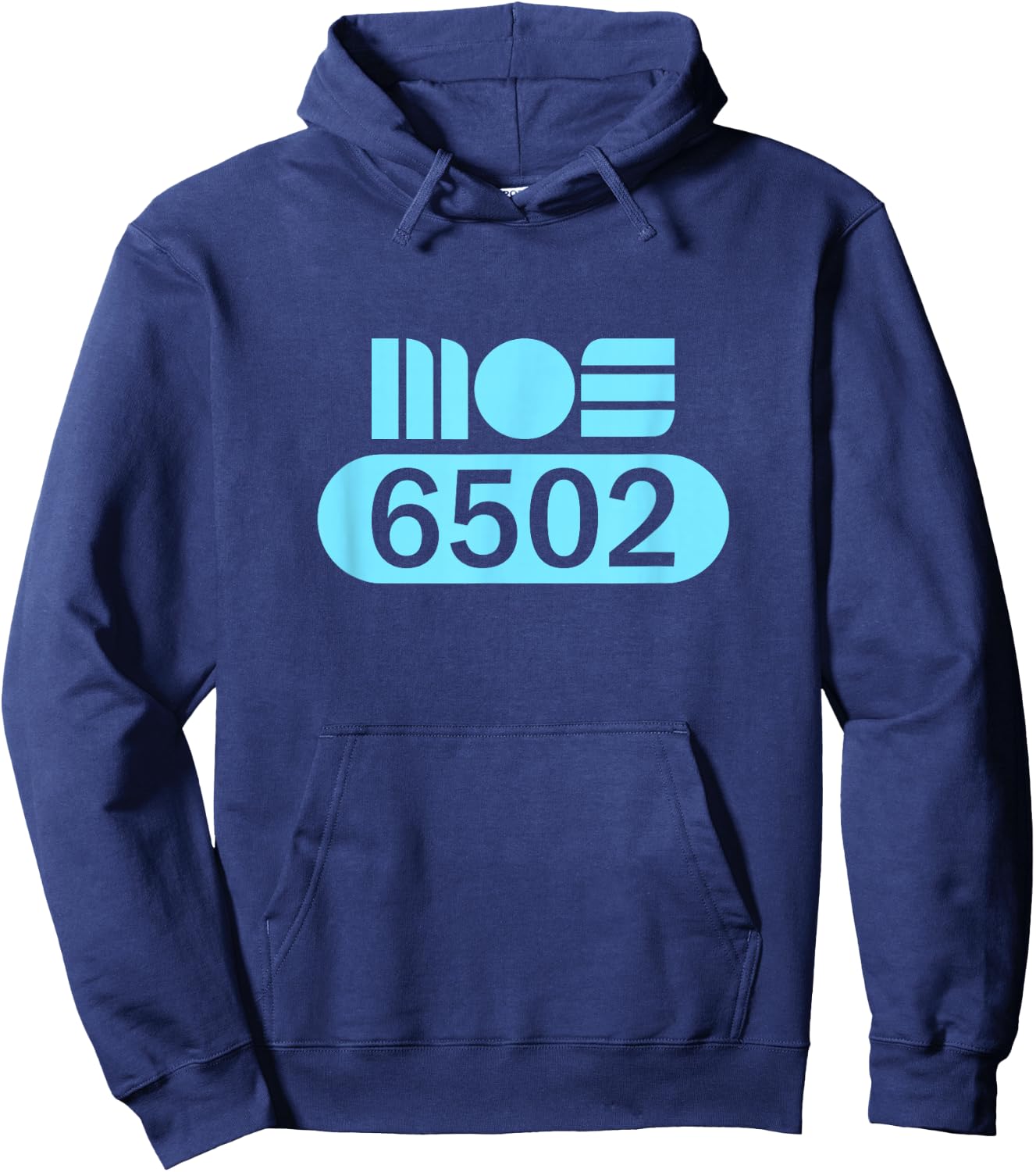 MOS 6502 CPU Retro Programmer Coder Processor Old School Hoodie - Hoodie | Navy