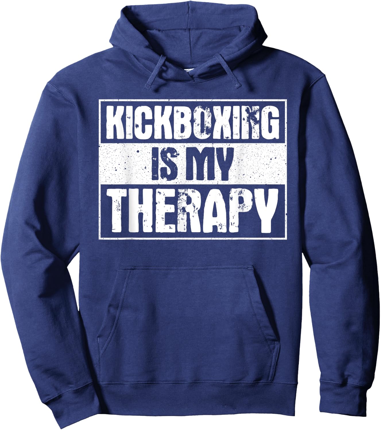 Cool Kickboxing Women Kickboxer Workout Exercise Hoodie - Hoodie | Navy