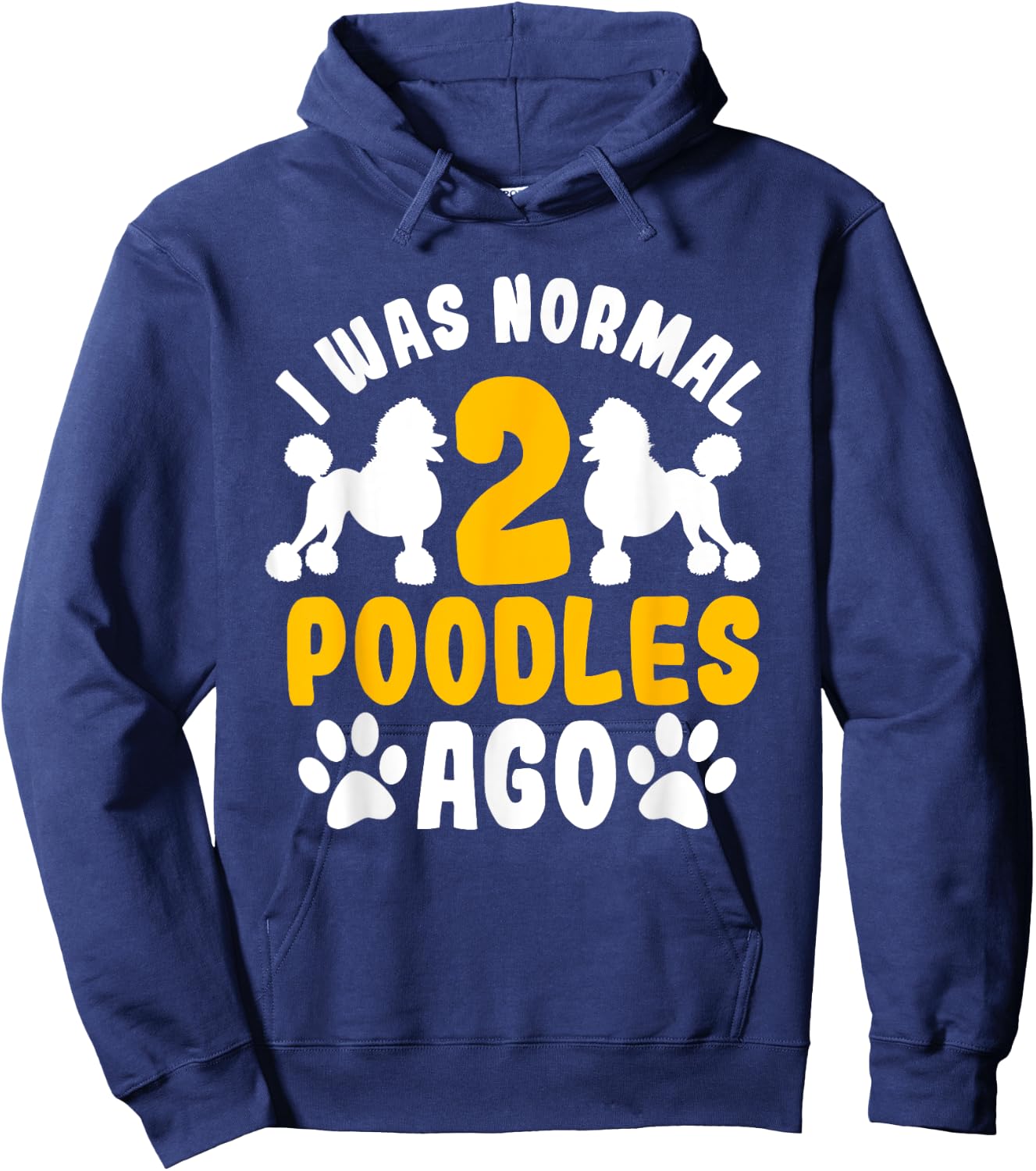 Poodle Dog Owner Breeders Water Retriever Pet Lover Hoodie - Hoodie | Navy