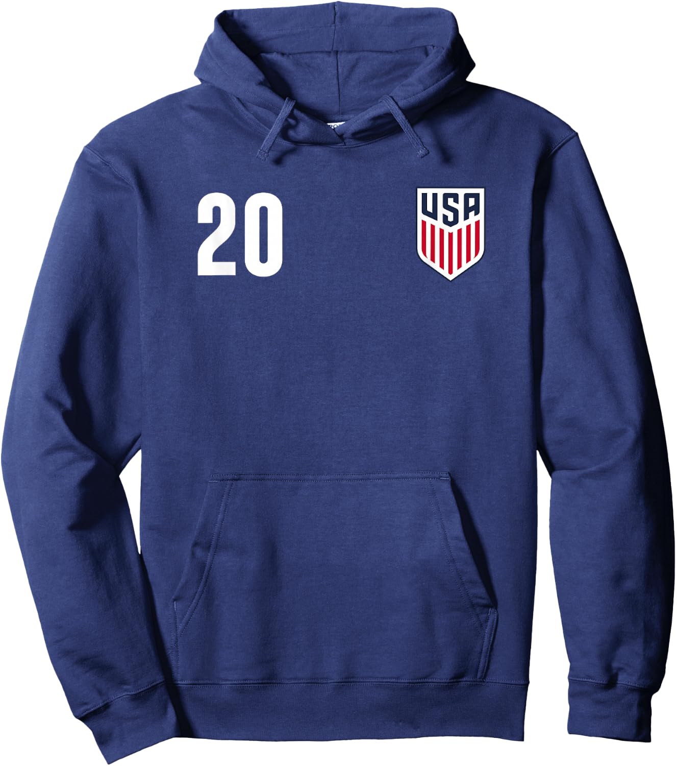 Officially Licensed US Soccer Folarin Balogun, Legacy #20 Hoodie - Hoodie | Navy
