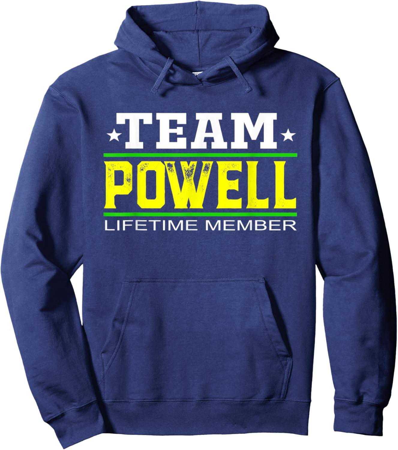 Team Powell Lifetime Member Surname Last Name Tree Reunion Hoodie - Hoodie | Navy