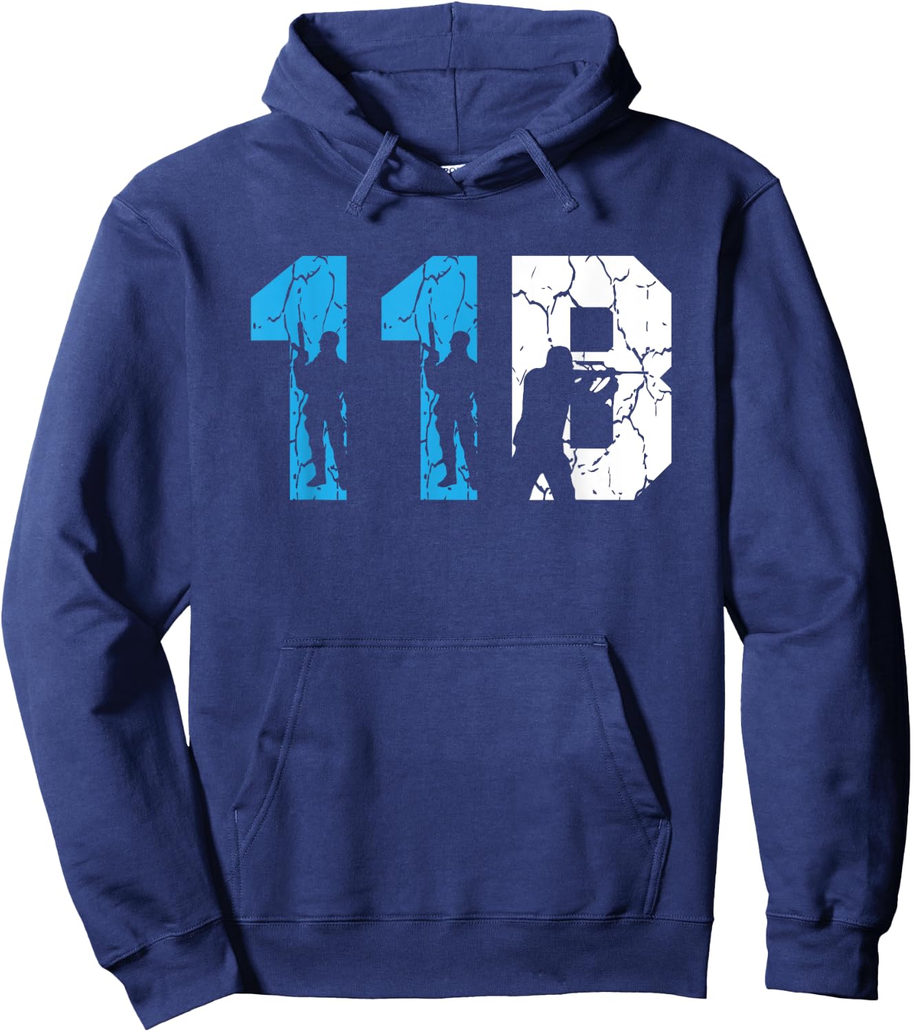 Military 11B Infantry Fort Benning Hoodie - Hoodie | Navy