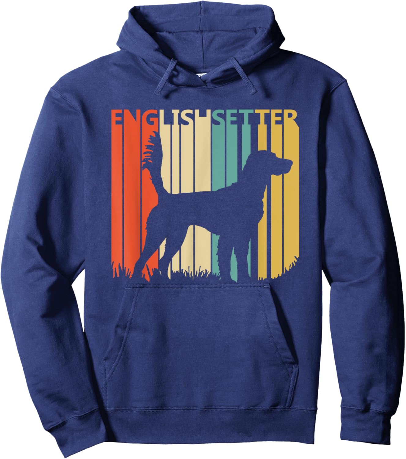 Vintage English Setter Hoodie - Hoodie | Navy