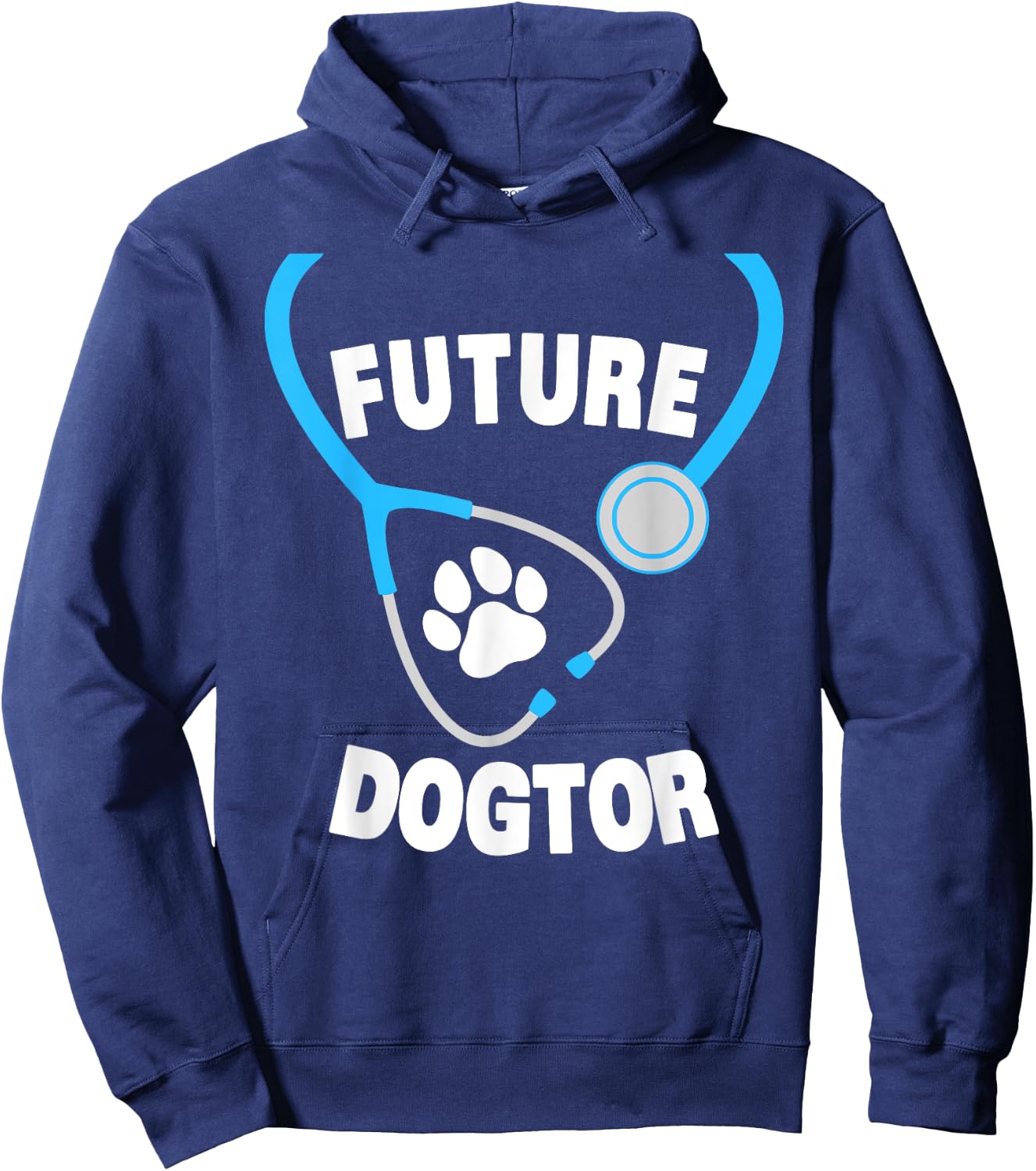 Funny Future Veterinarian Design Women Vet Assistant Hoodie - Hoodie | Navy
