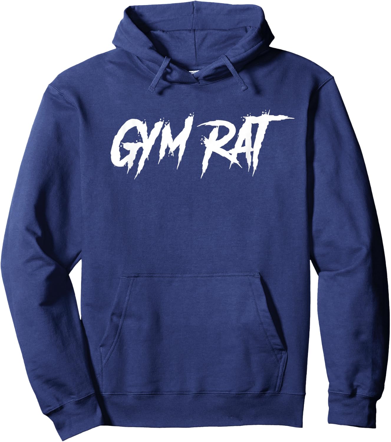 Gym Rat Gifts Men Essential Clothes Hustle Fitness Graffiti Hoodie - Hoodie | Navy