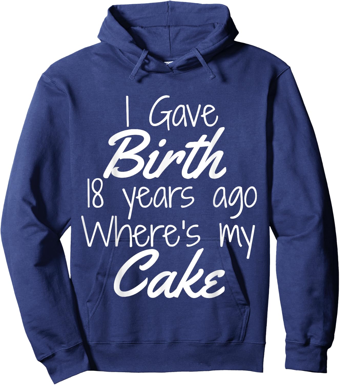 18th Birthday Shirt for Mom Son Daughter 18 Year Old Hoodie - Hoodie | Navy