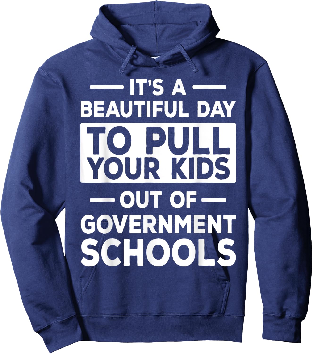 Homeschool Mom Dad Conservative - Pull Your Kids Out Of Hoodie - Hoodie | Navy