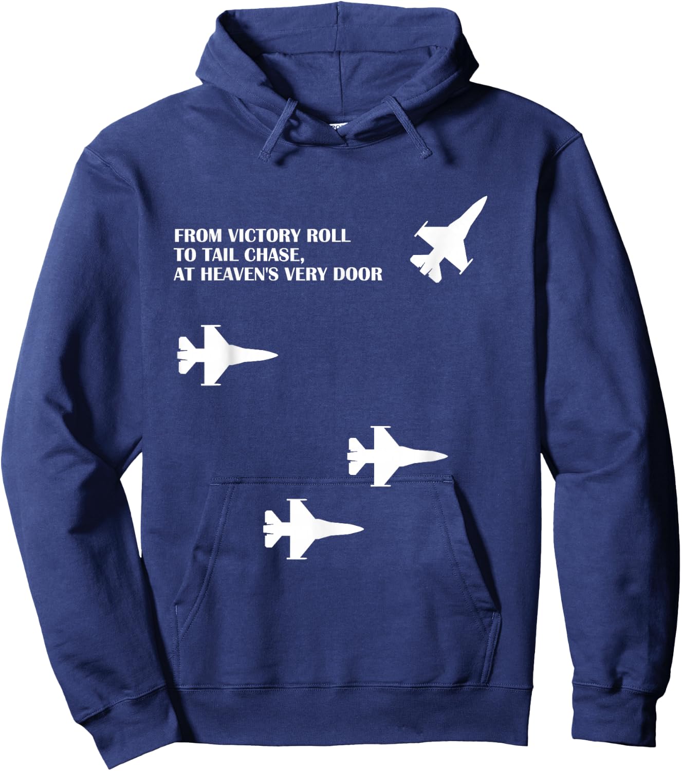 Military Missing Man Formation Design Hoodie - Hoodie | Navy