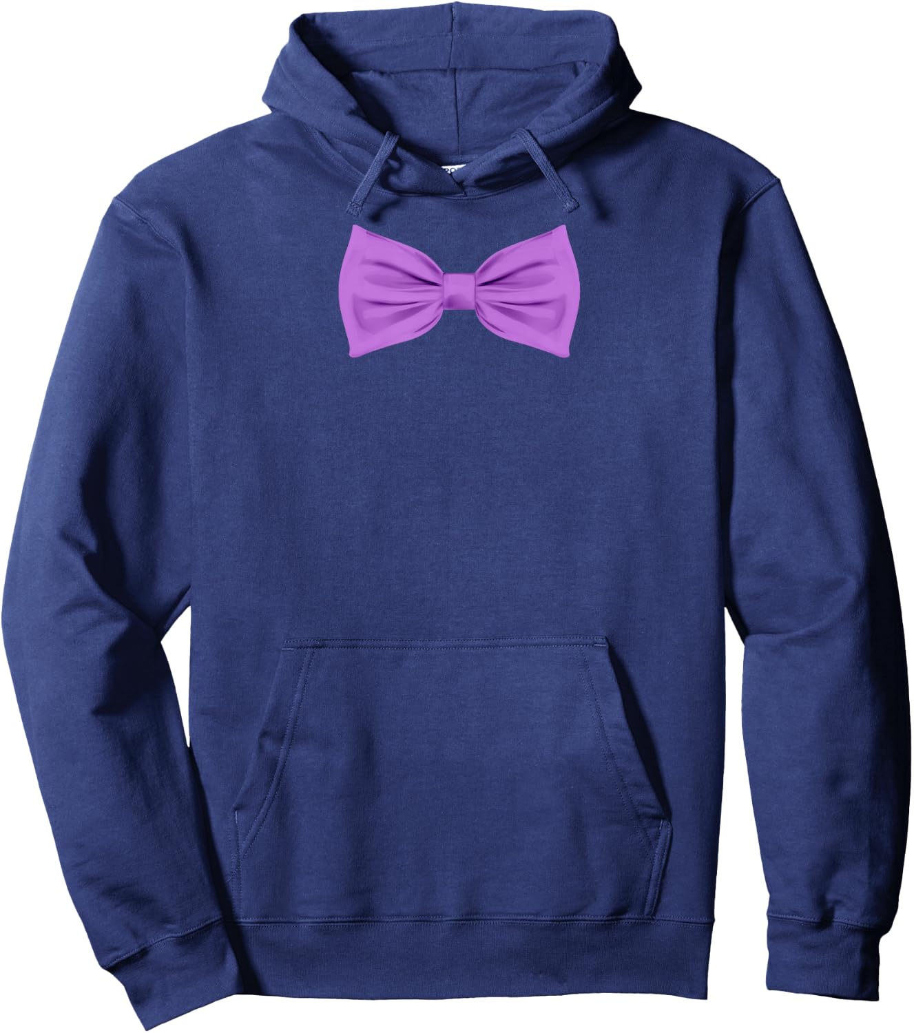 Purple Bow Tie Funny Wedding and Special Occasions Hoodie - Hoodie | Navy