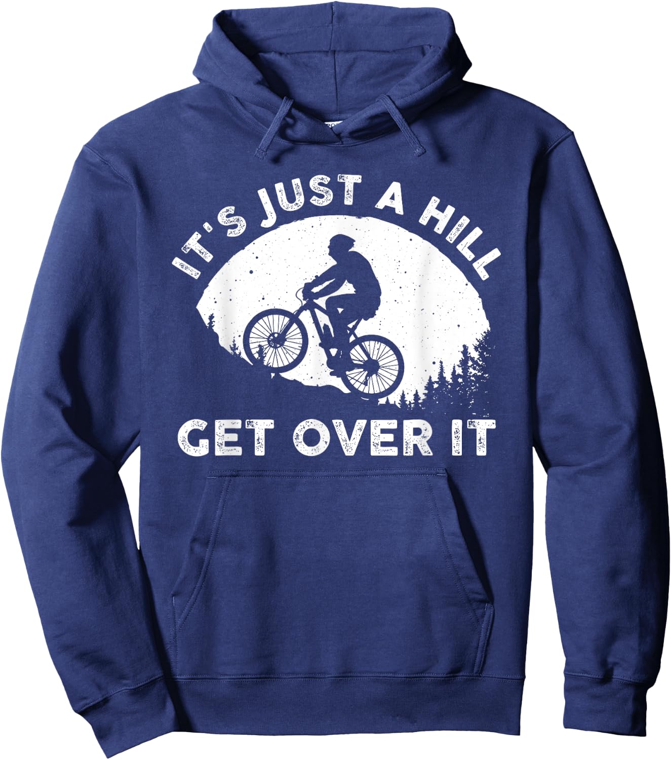 Funny Mountain Biking Design Women Trail Ride Lover Hoodie - Hoodie | Navy