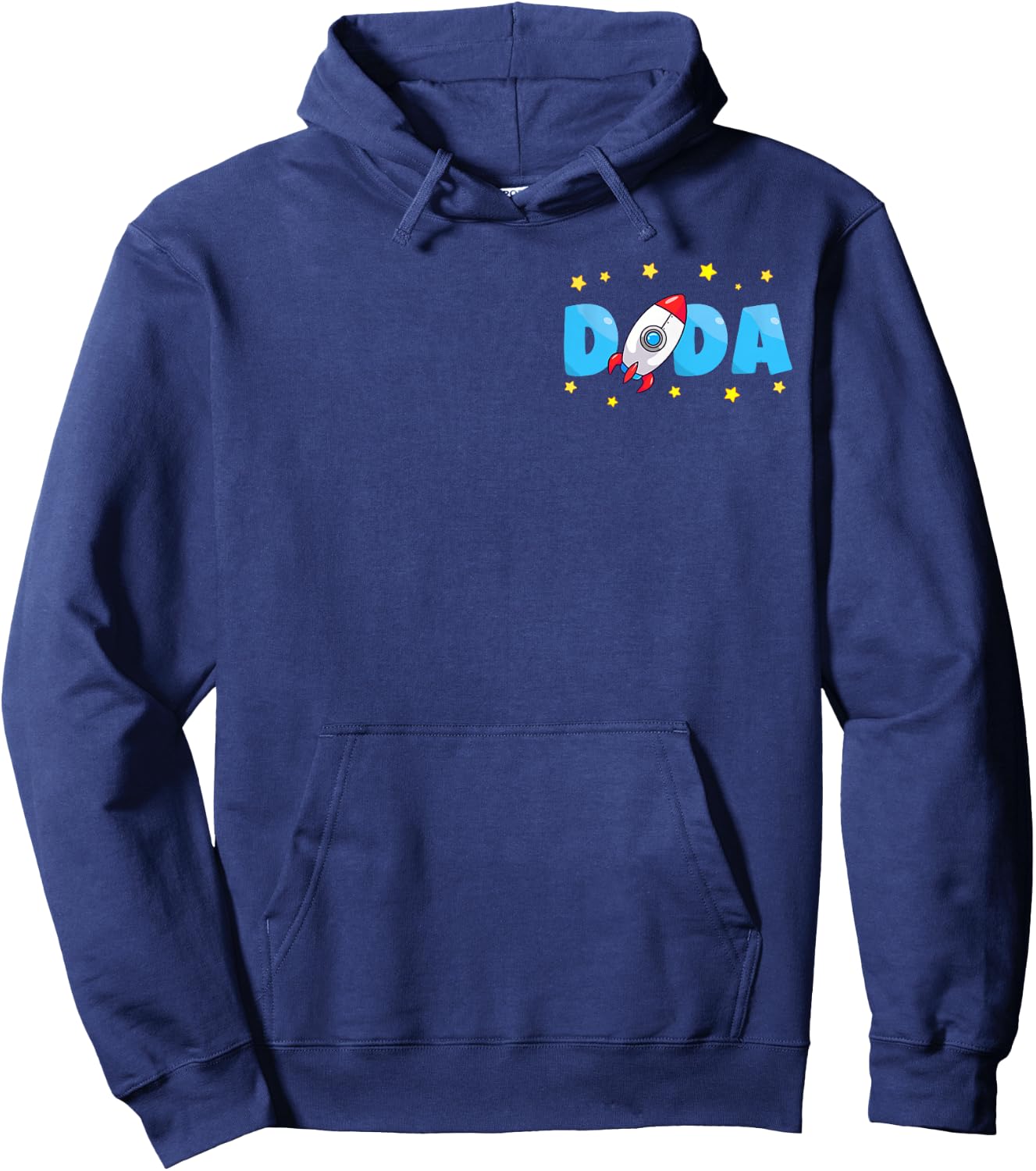 Dada of The Birthday Boy Funny Astronaut Family Matching Hoodie - Hoodie | Navy