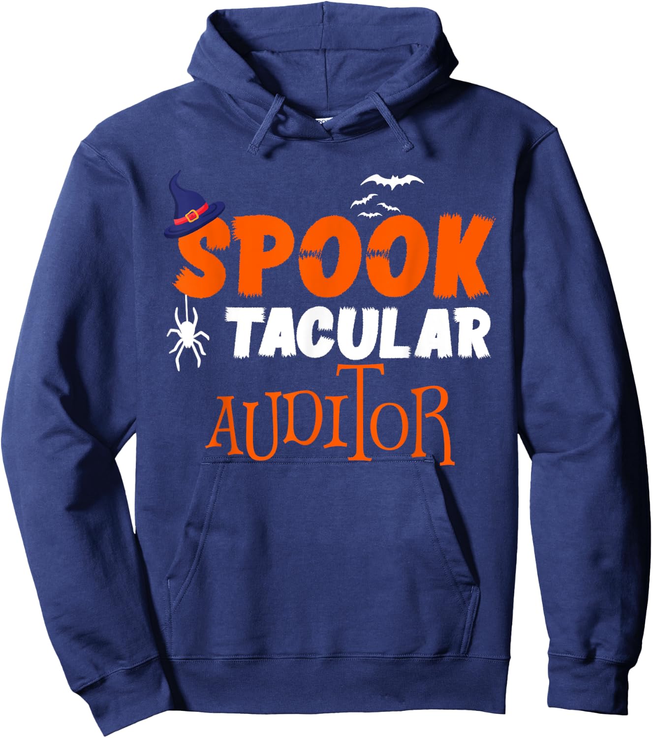 Spooktacular Auditor Funny Halloween Costume Gift Hoodie - Hoodie | Navy