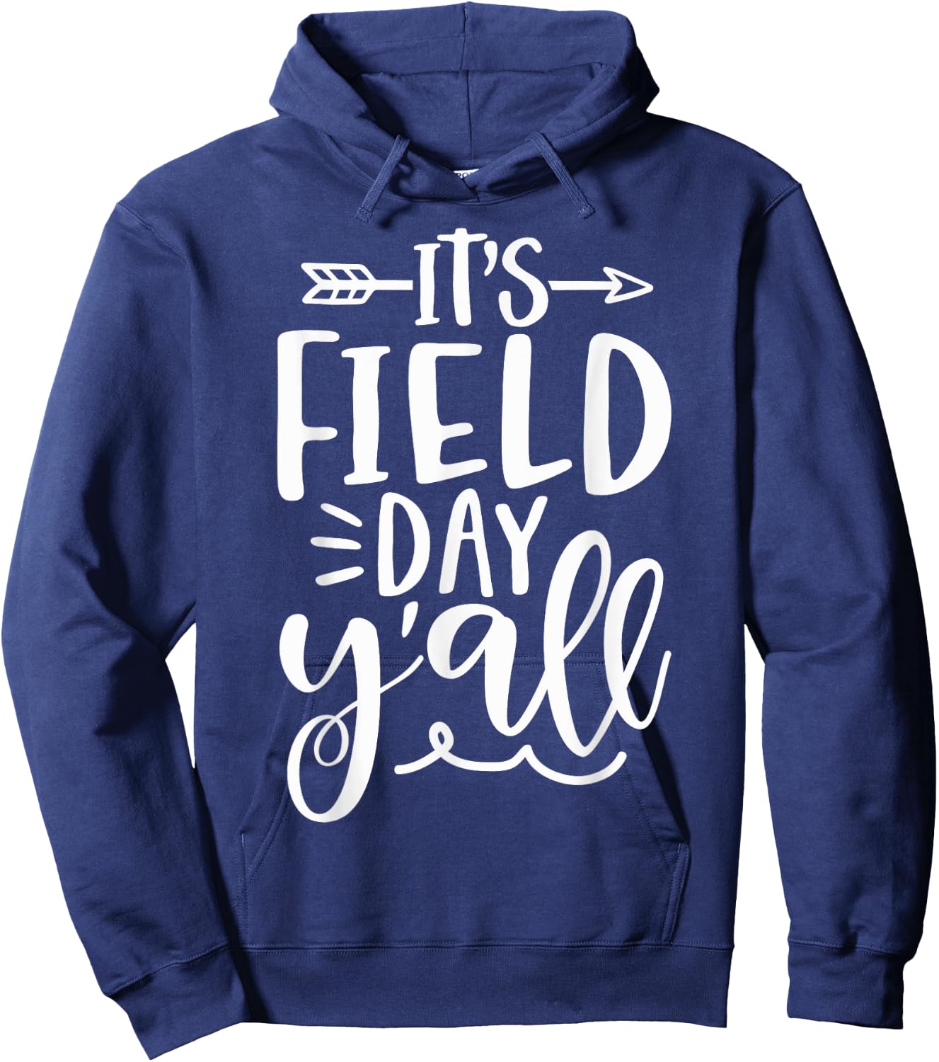 Field Day Y'All For Kids Teacher Hoodie - Hoodie | Navy