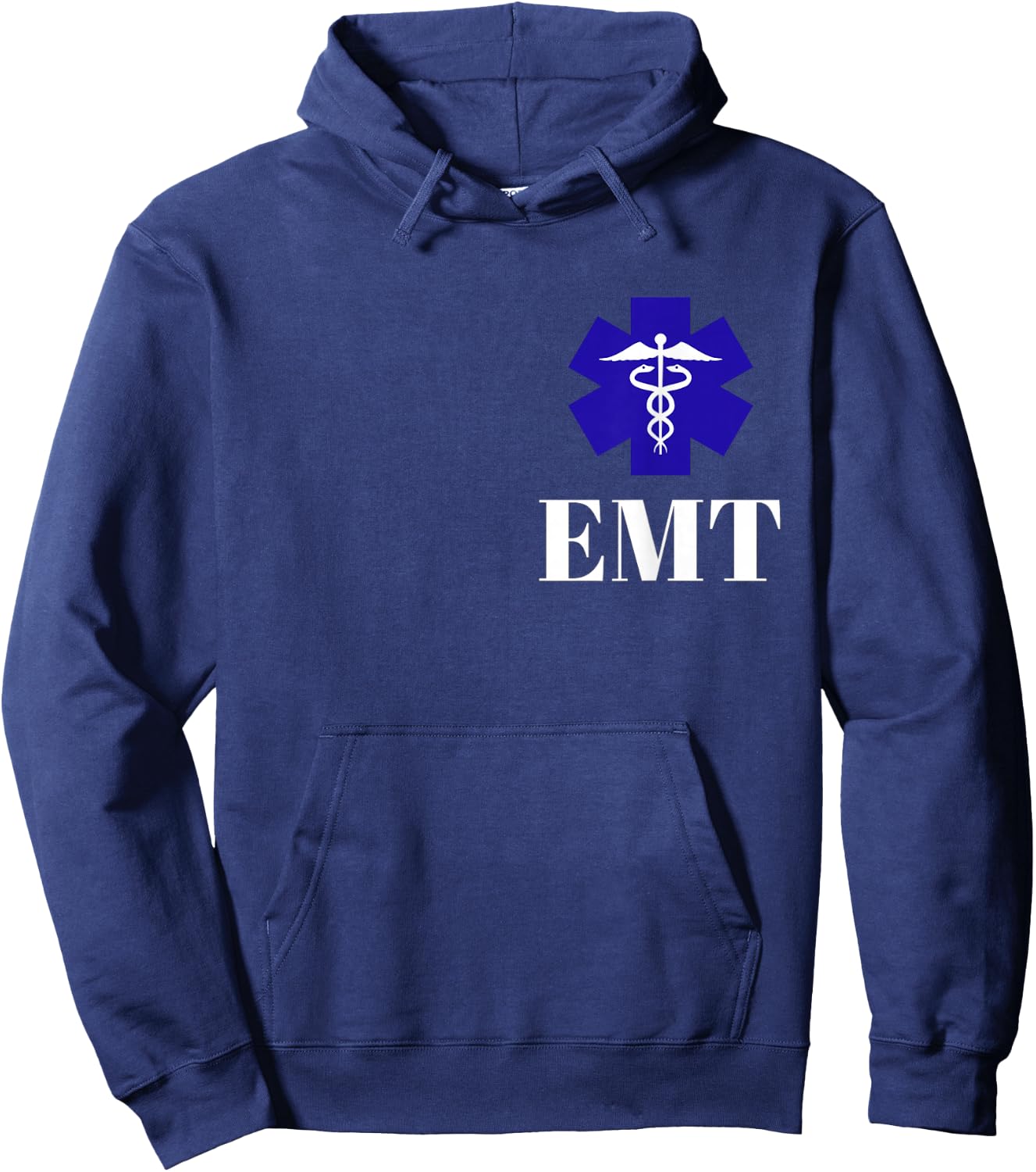 EMT Emergency First Responder T Shirt Paramedic Uniform Hoodie - Hoodie | Navy