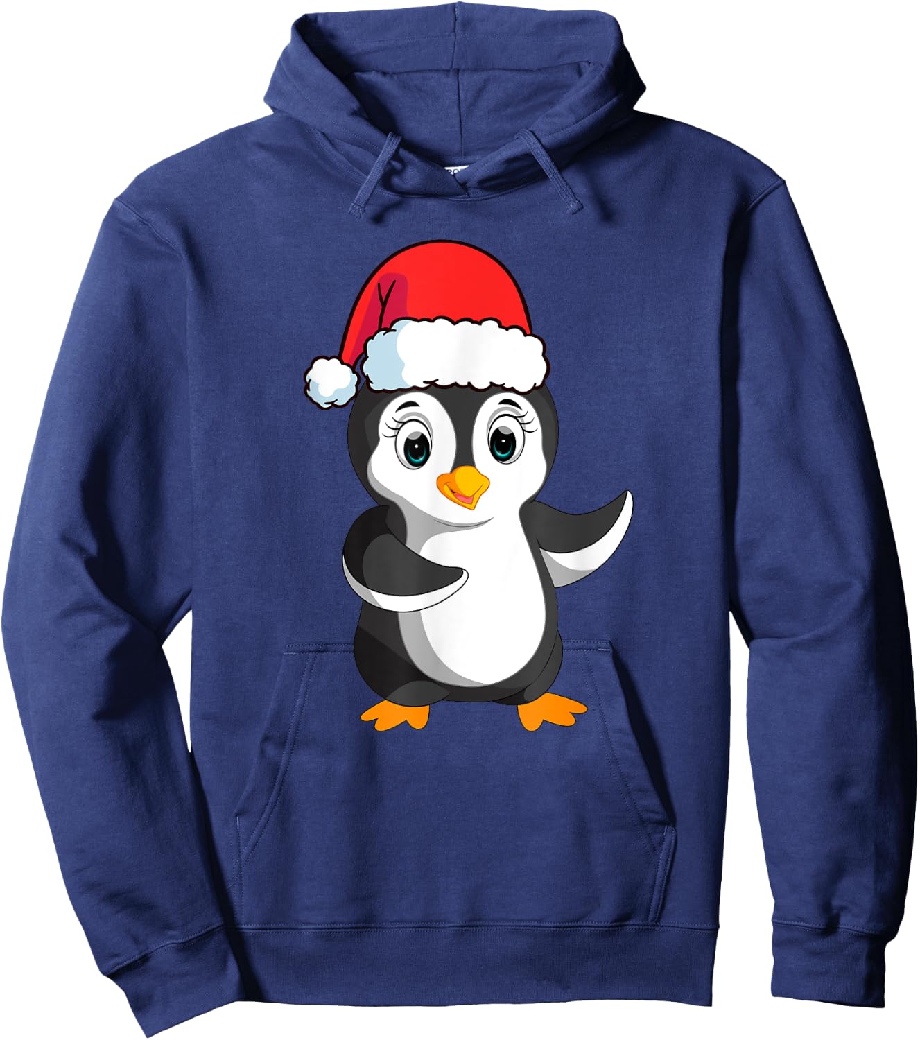 Christmas Penguin Shirt Kids Penguin Christmas Pajamas Women Hoodie - Hoodie | Navy