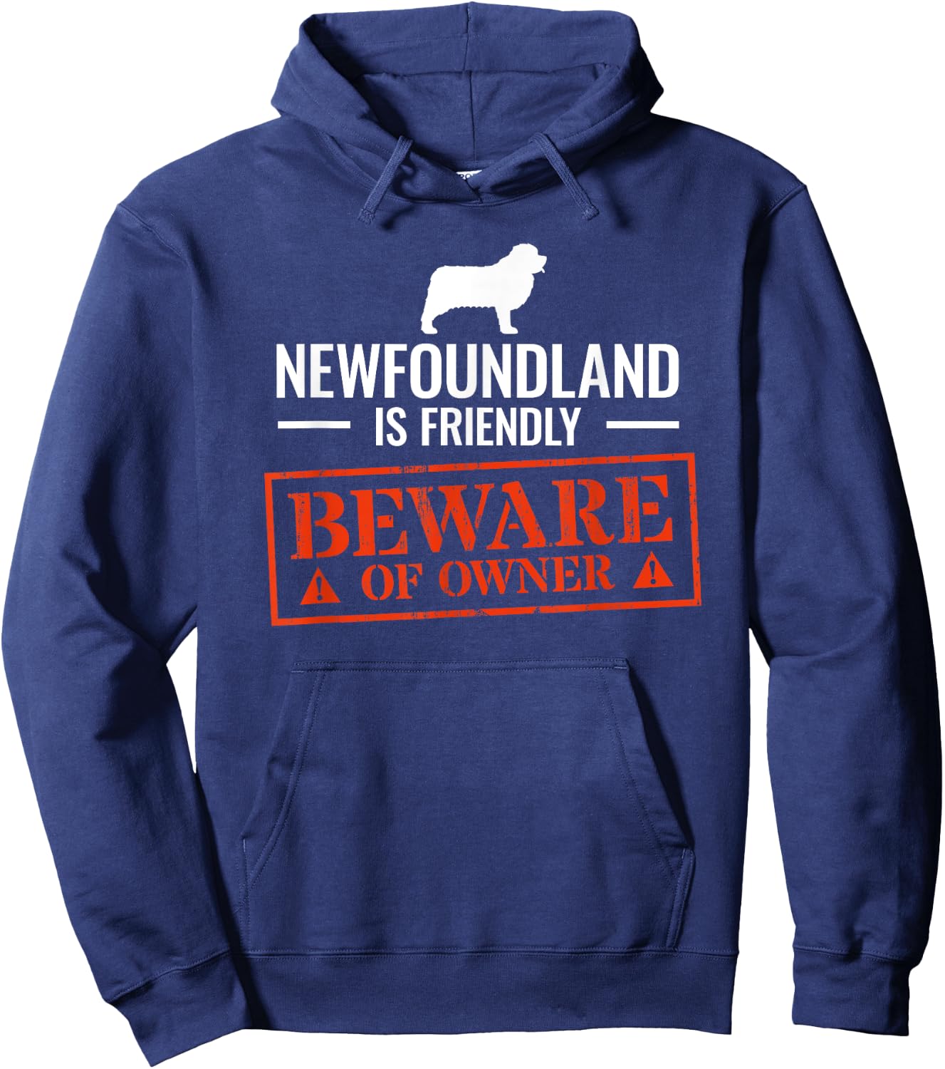 Funny Newfoundland Dog Owner Dog Lover Gift Women Hoodie - Hoodie | Navy