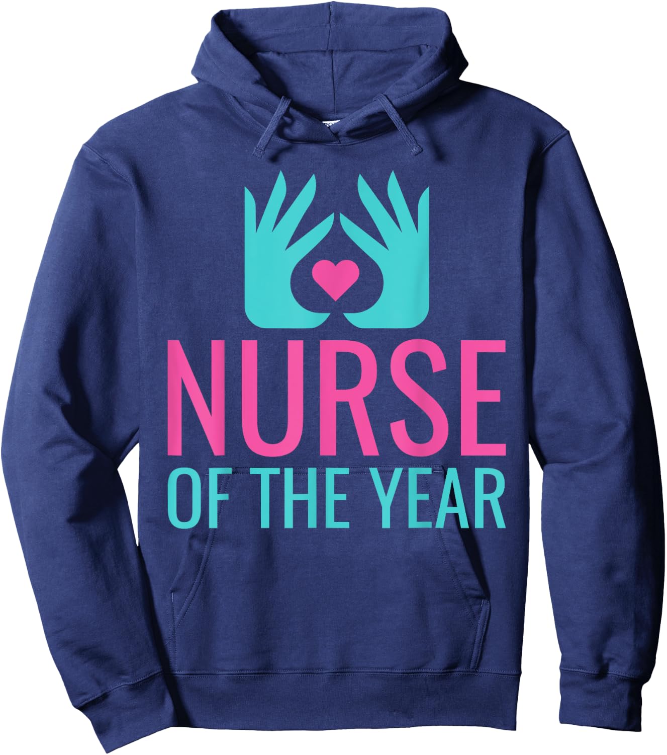 Nurse of the Year Work Hospital Nursing Hoodie - Hoodie | Navy