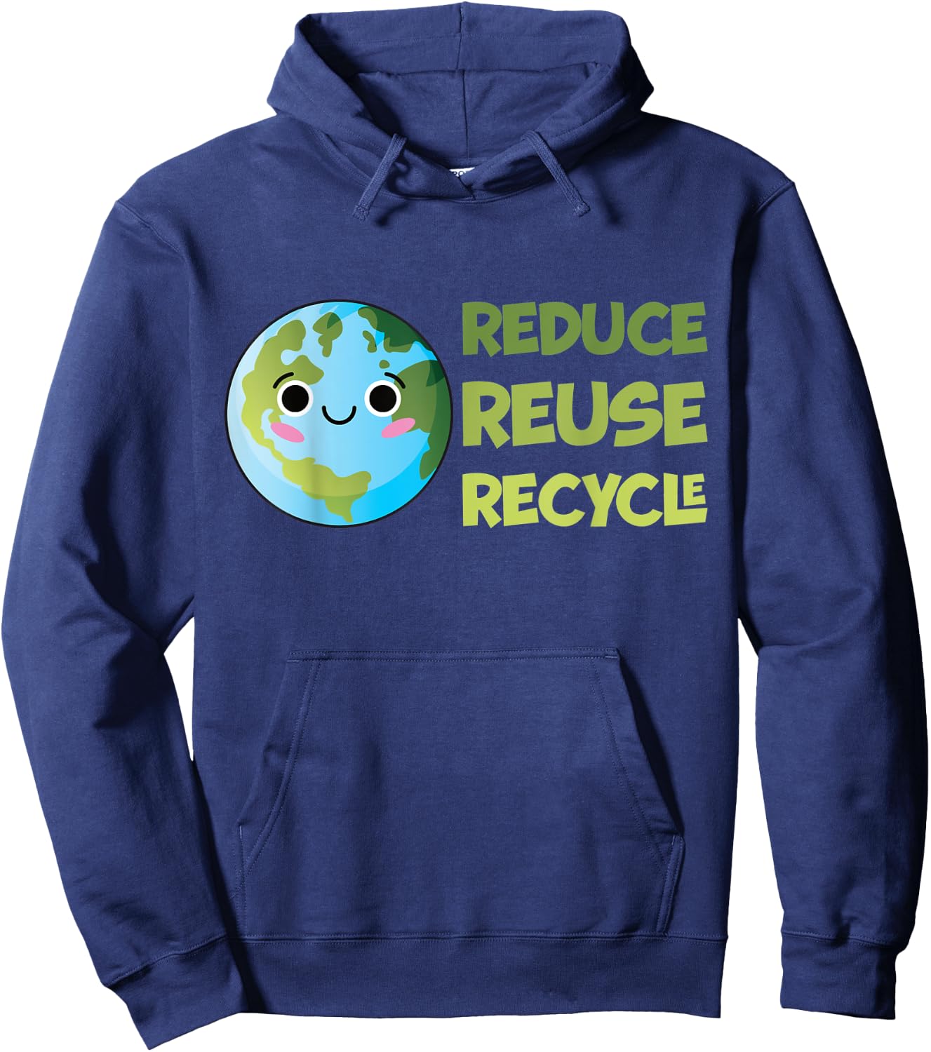 Earth Day Recycling Environment Anniversary Decoration Hoodie - Hoodie | Navy