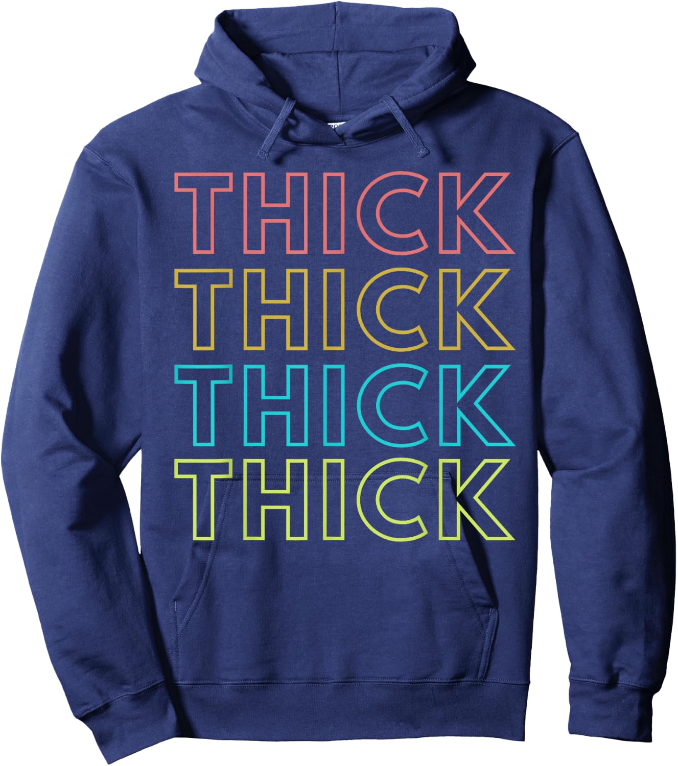 Thick Plus size women Funny Motivational Fitness Workout Hoodie - Hoodie | Navy