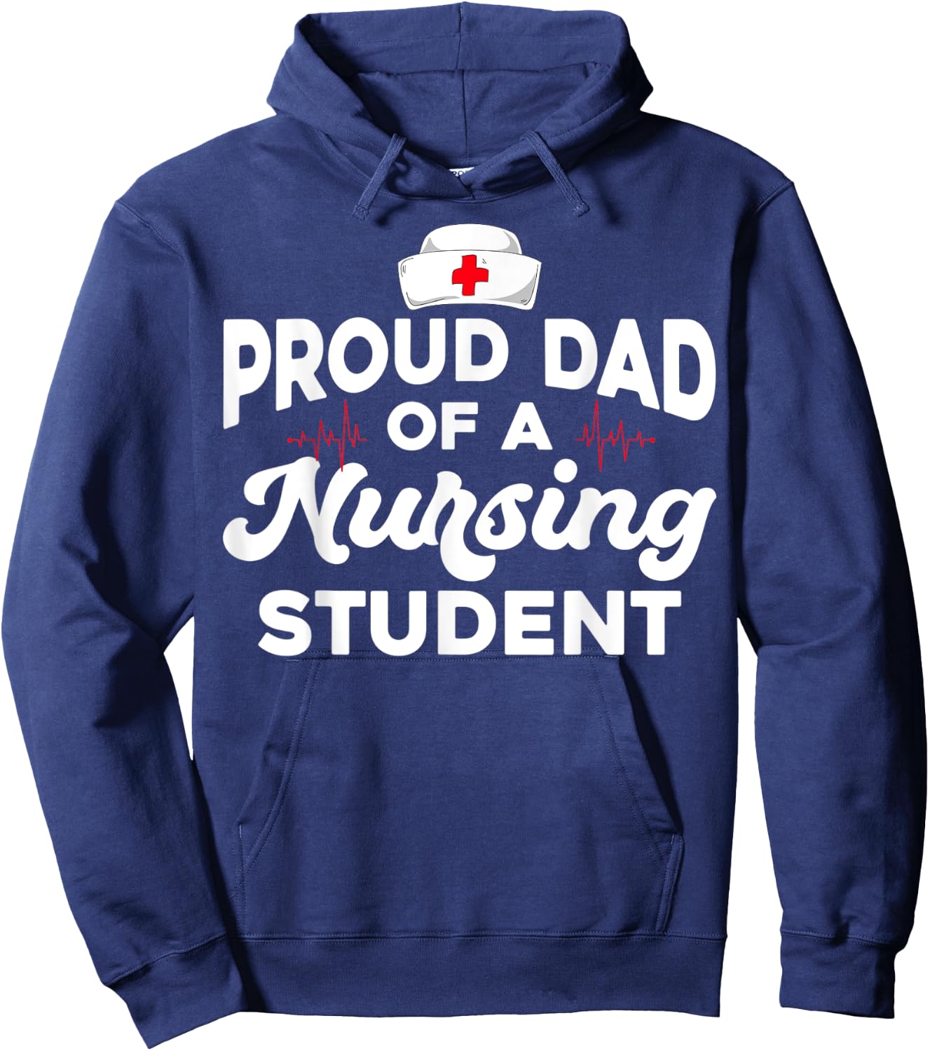 Future RN Daughter Nurses Dad Proud Dad Of A Nursing Student Hoodie - Hoodie | Navy