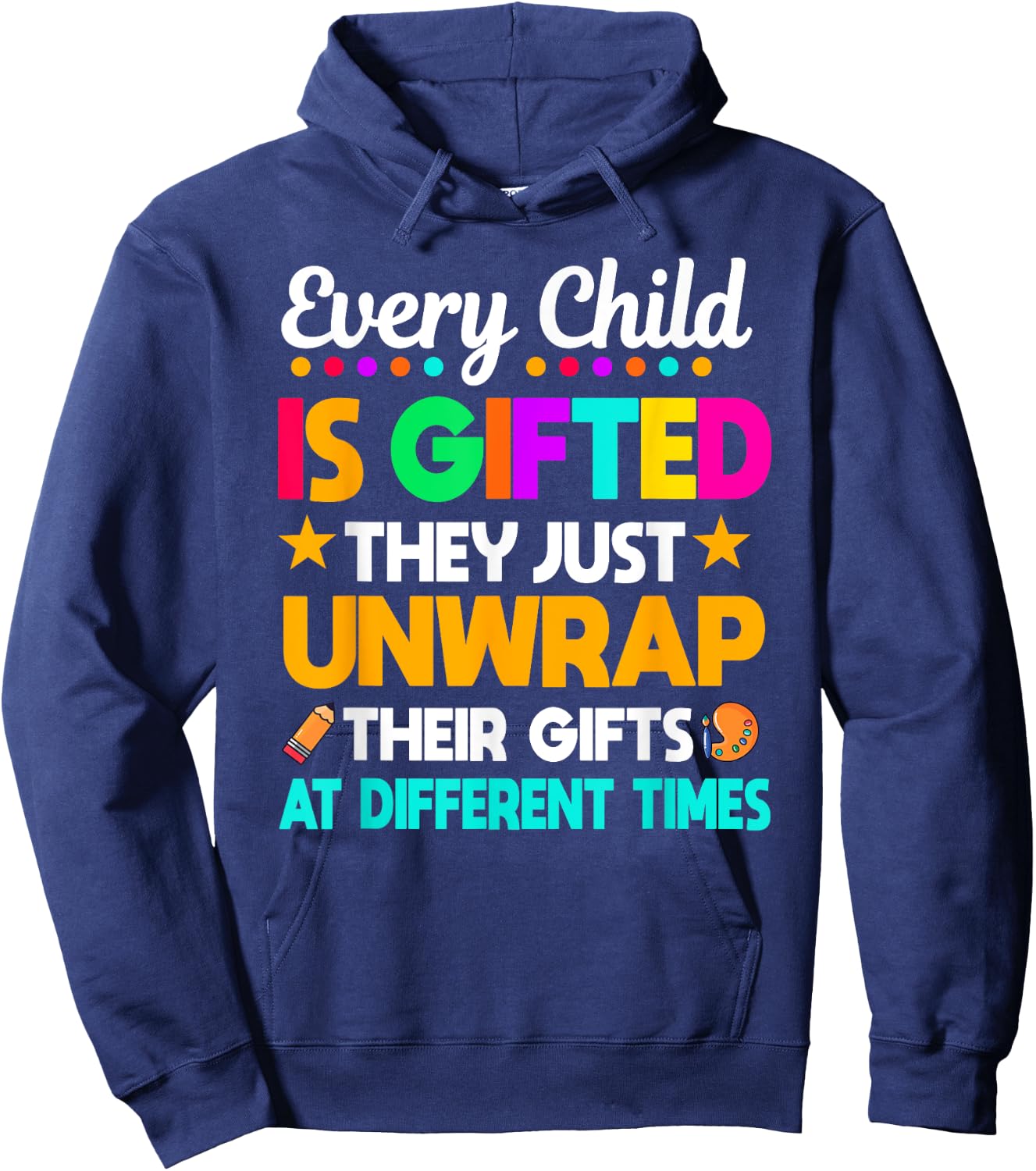 Special Education Teacher Child Gifted SPED Educator Hoodie - Hoodie | Navy