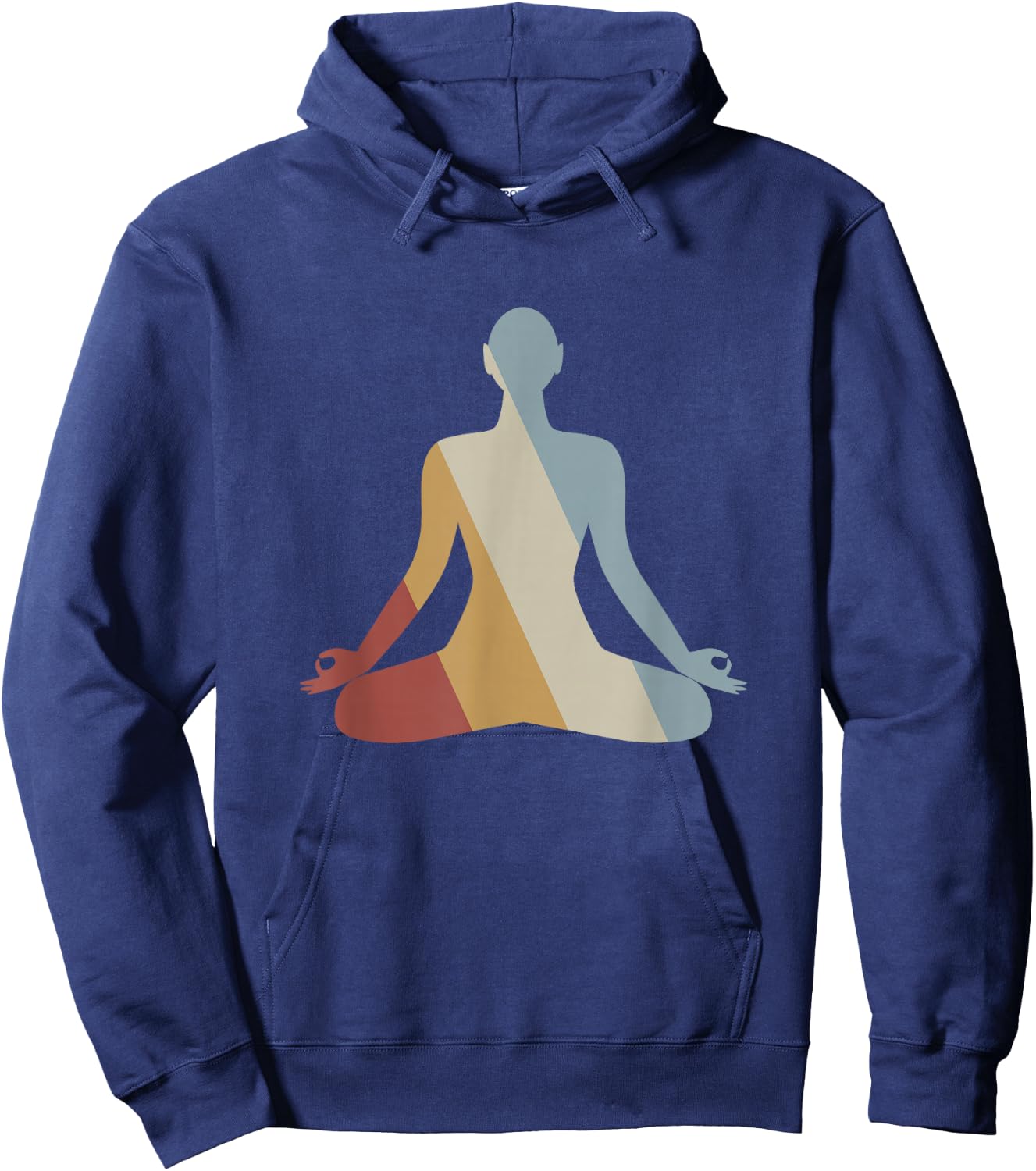 Yoga Retro Style Vintage Hoodie - Hoodie | Navy