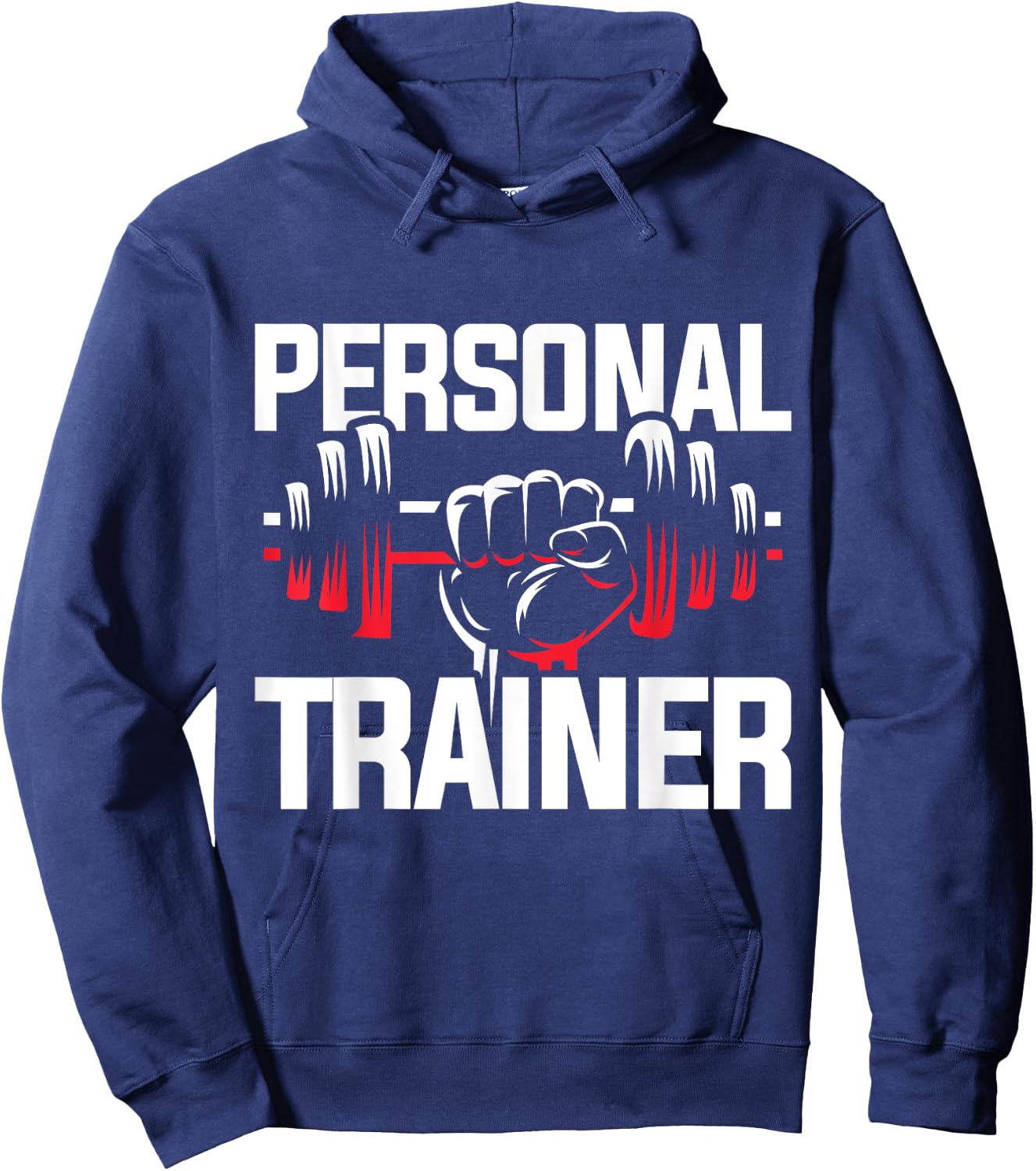 Workout Gift Dumbbell Personal Trainer Hoodie - Hoodie | Navy