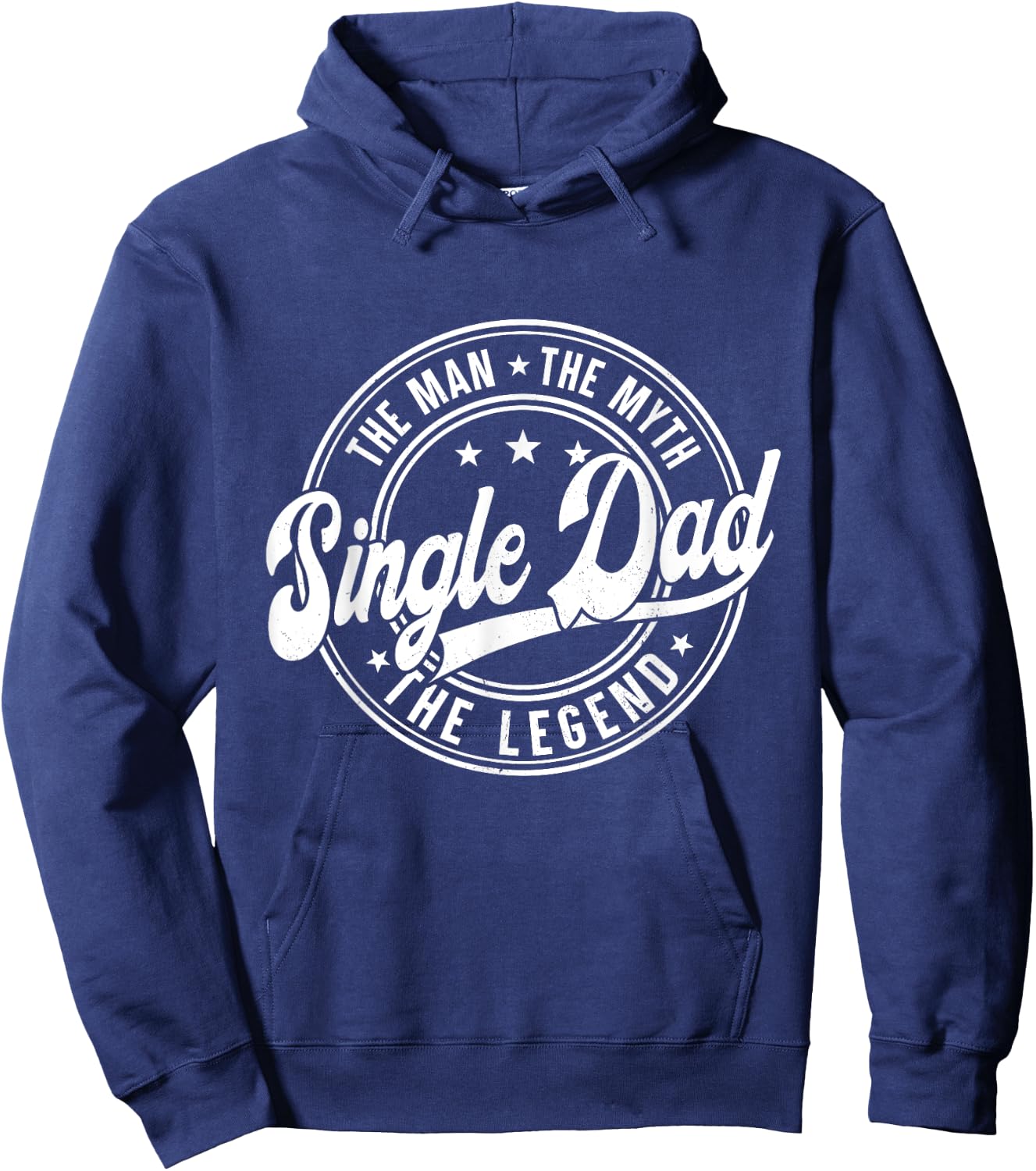 Father's Day The Man Myth Legend For Single Dad Men Apparel Hoodie - Hoodie | Navy