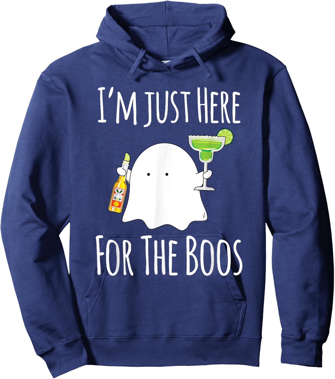 Funny Mexican Halloween Shirt Women Men Funny Ghost Hoodie - Hoodie | Navy