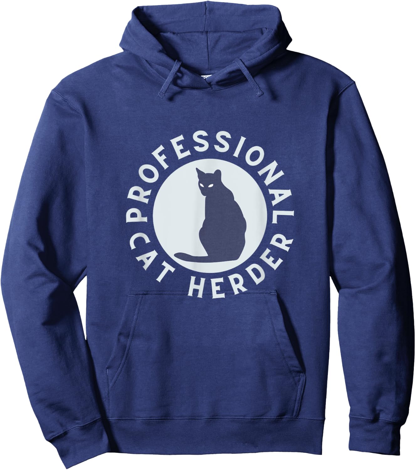 Professional Cat Herder for Cat Lovers Costume Hoodie - Hoodie | Navy