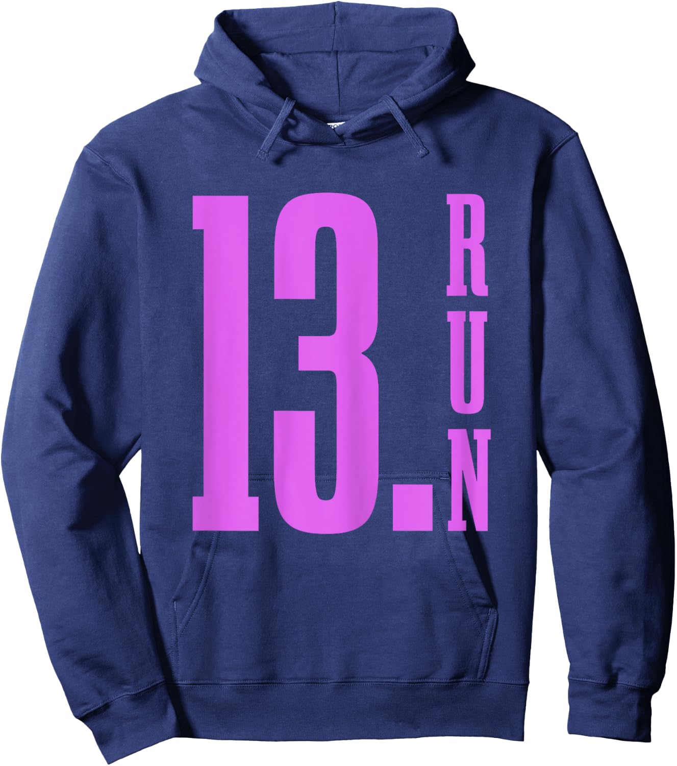 Half Marathon 13.1 Miles Running Runner Marathoner Hoodie - Hoodie | Navy