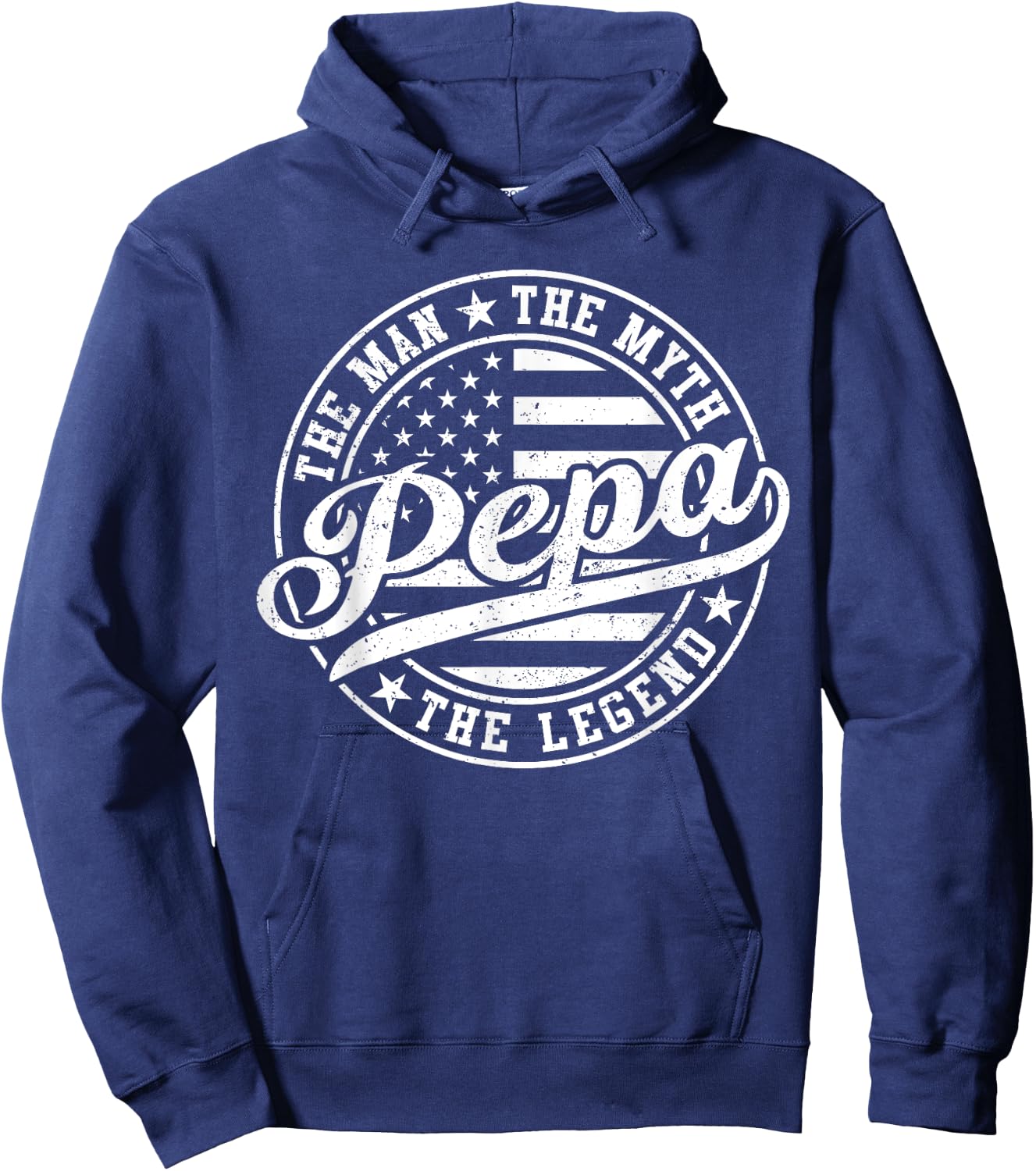 Pepa The Man The Myth The Legend Funny Father's Day Hoodie - Hoodie | Navy