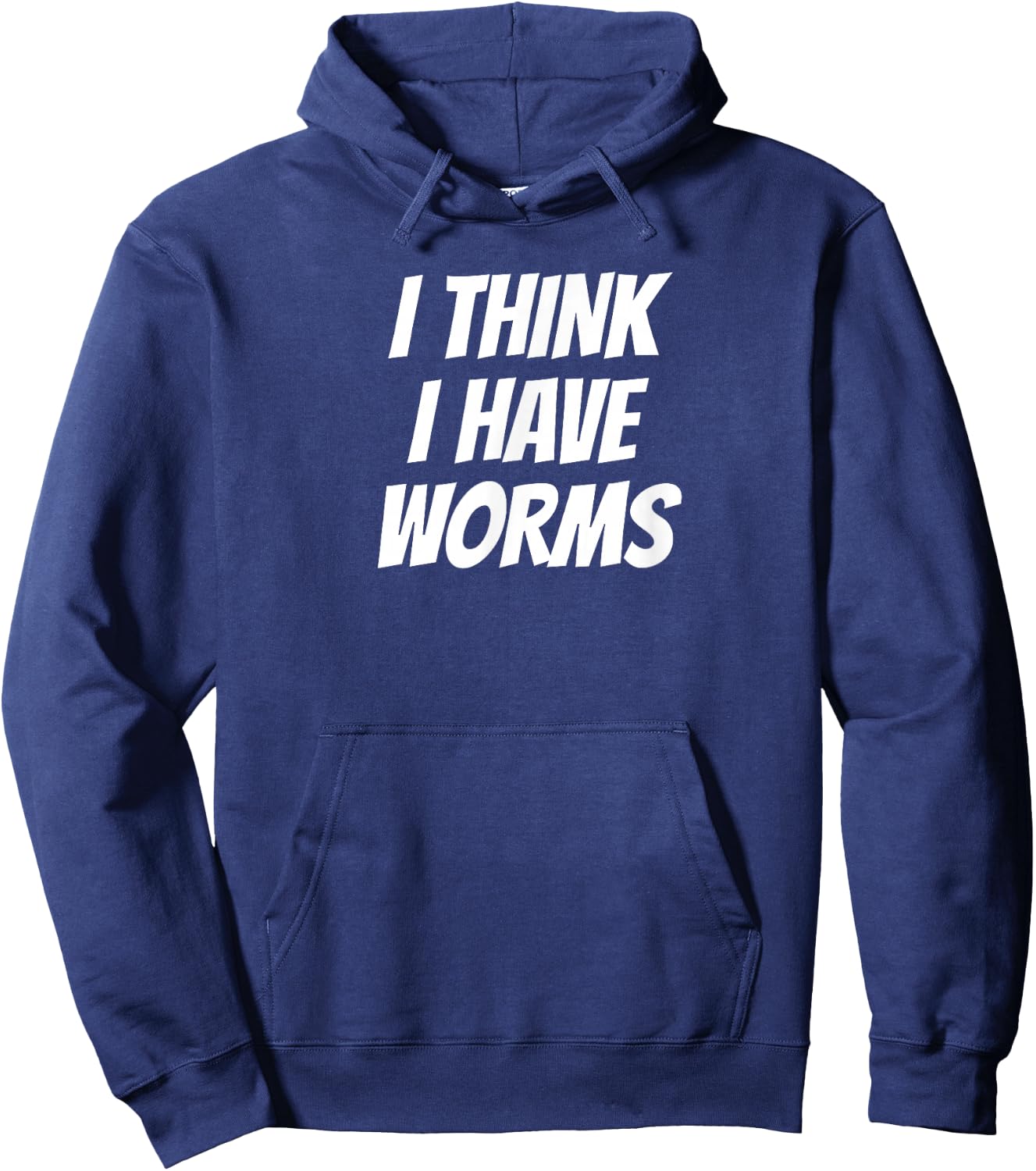 Embarrassing Bachelor Party Forfeit I Think I Have Worms Hoodie - Hoodie | Navy