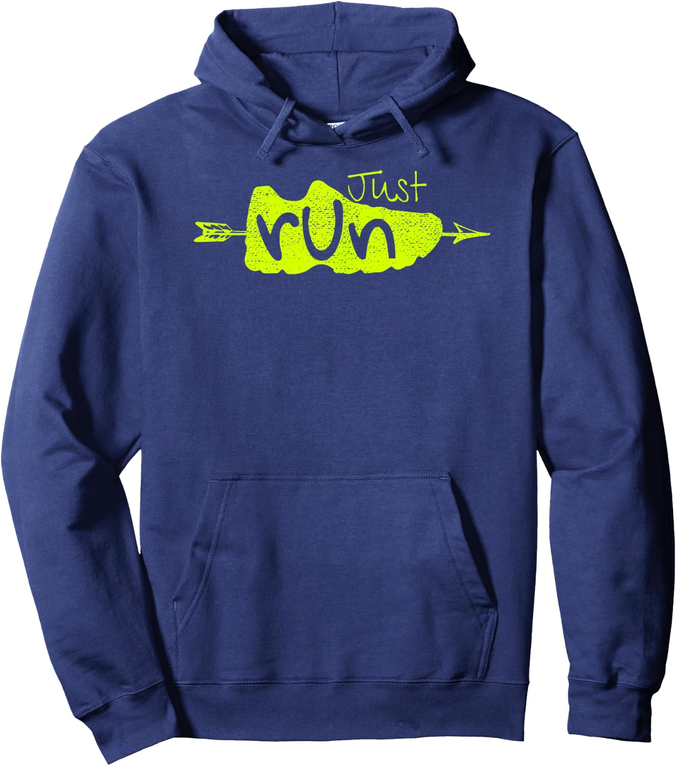 Just Run XC Running Shoe Cross Country Runners Training Gear Hoodie - Hoodie | Navy