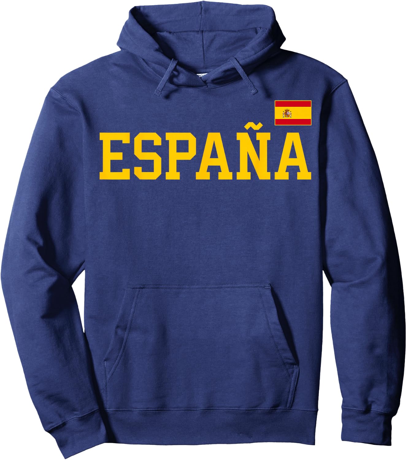 Spain T Shirt Women Men Kids Spanish Flag Red España Hoodie - Hoodie | Navy