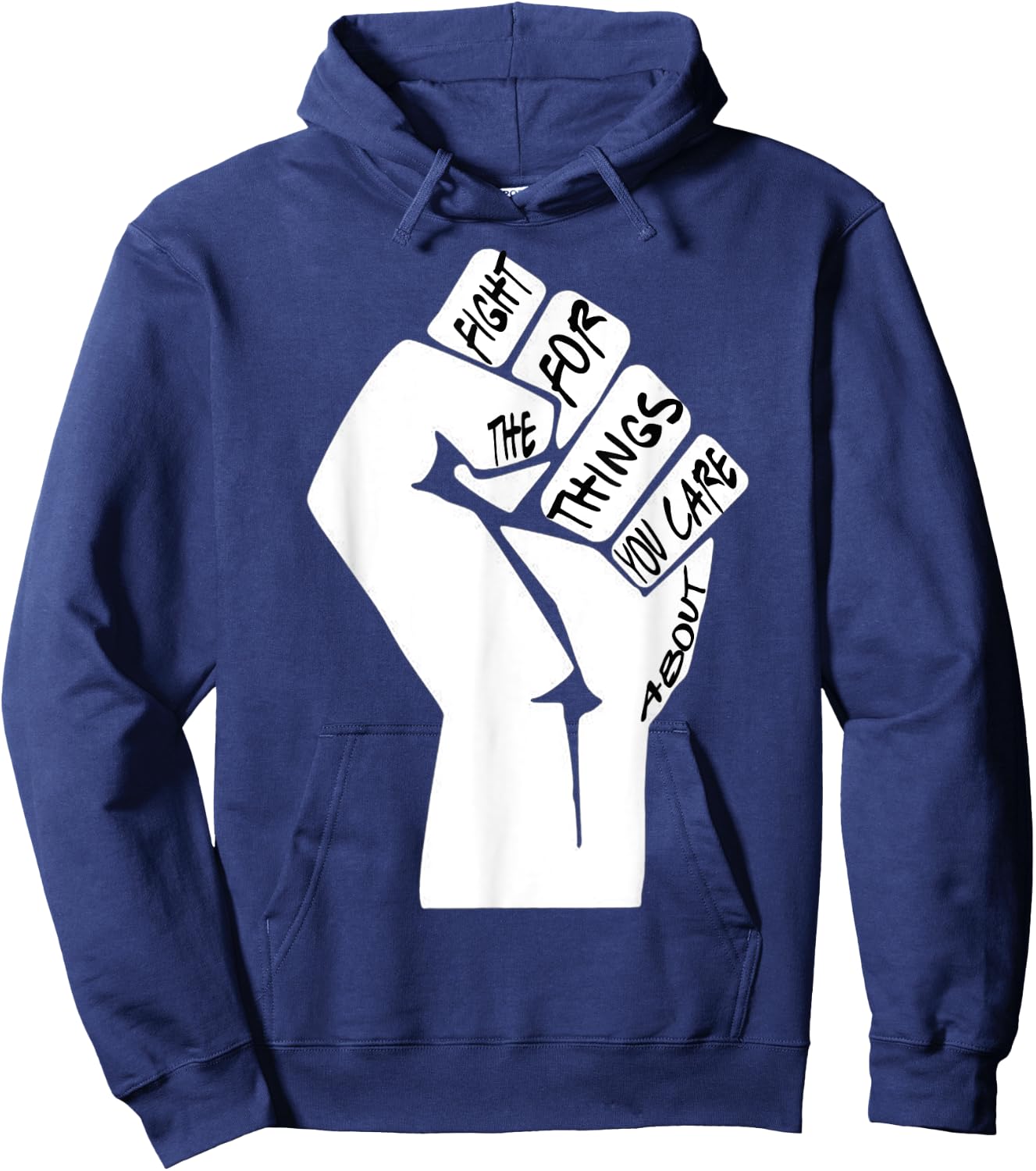 RBG Ruth Bader Ginsburg Fight For The Things You Care About Hoodie - Hoodie | Navy