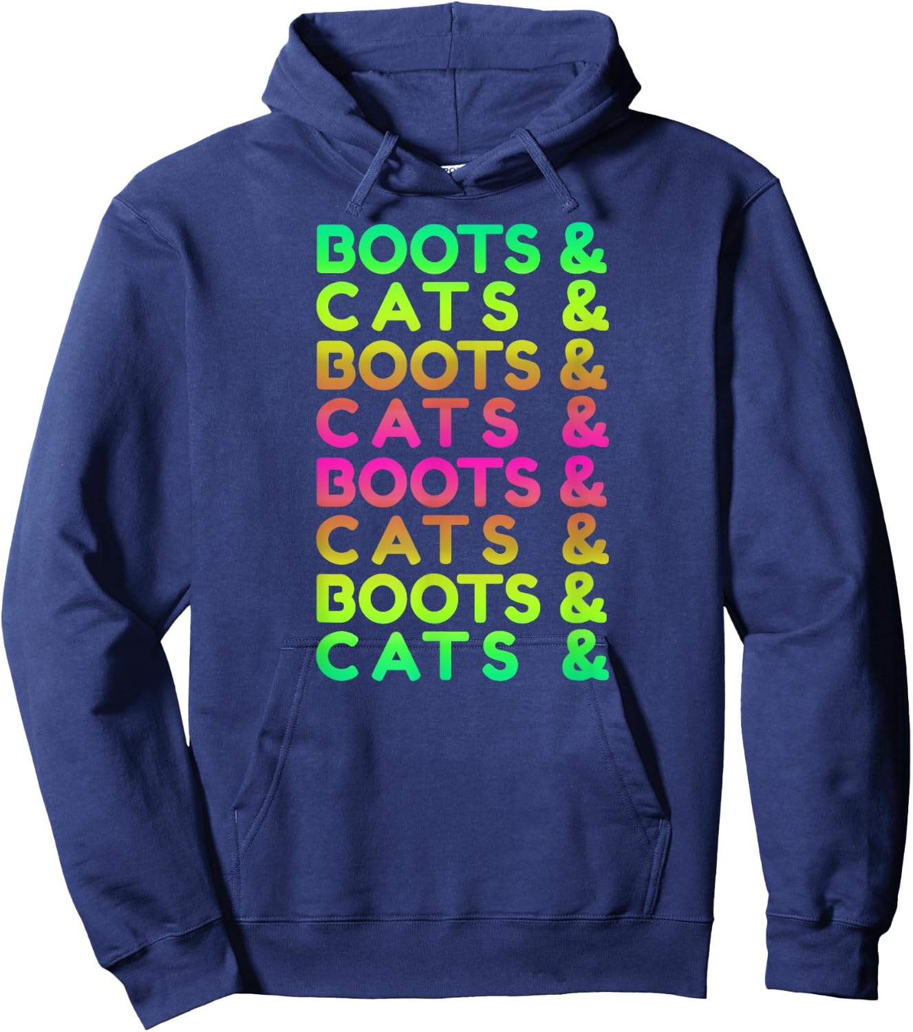 Edm Rave Shirt | Boots And Cats Gift Hoodie - Hoodie | Navy