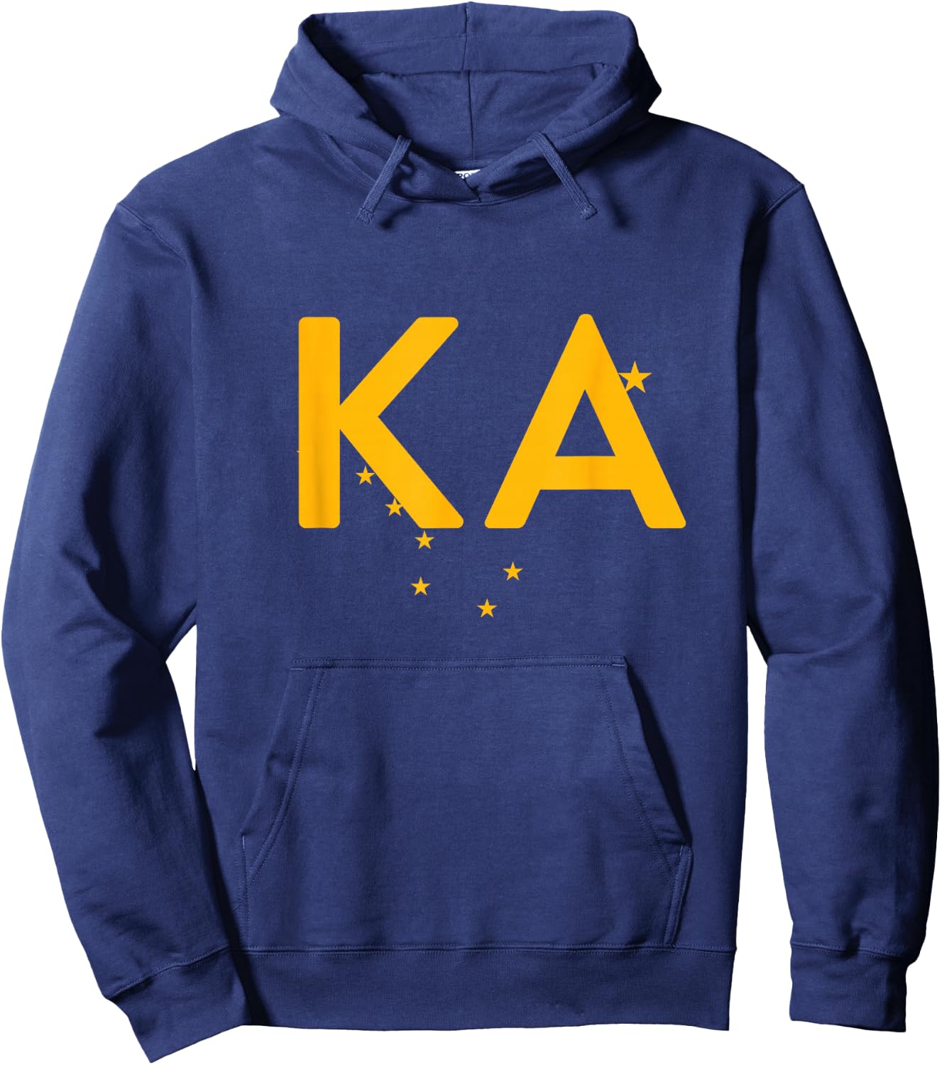 KA - Alaska Three Part Combo Design - Alaskan Flag Part 3 Hoodie - Hoodie | Navy