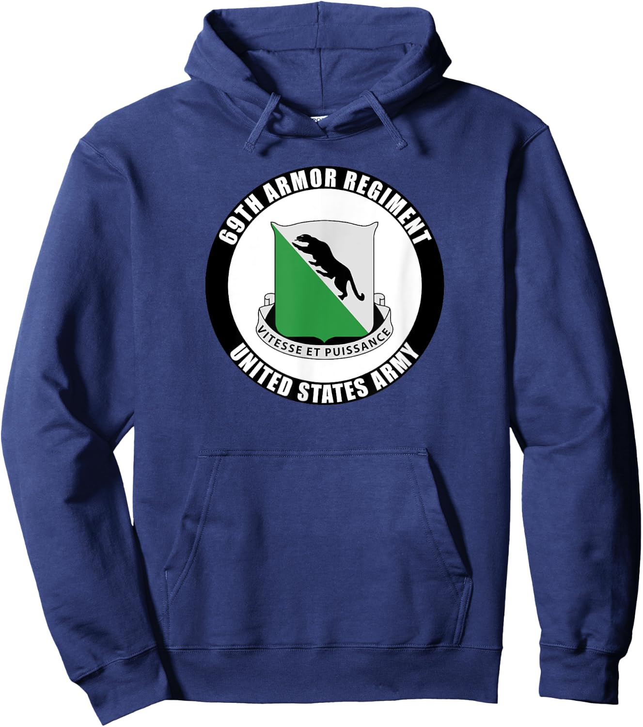 69th Armor Regiment United States Army Veteran Military Hoodie - Hoodie | Navy