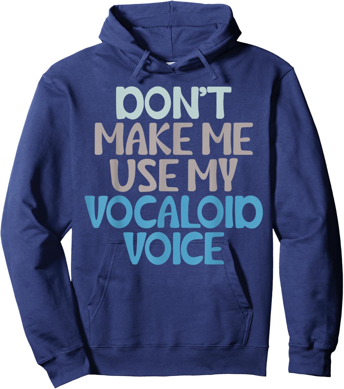 Funny Vocaloid Voice Anime Japanese Music Lover Hoodie - Hoodie | Navy