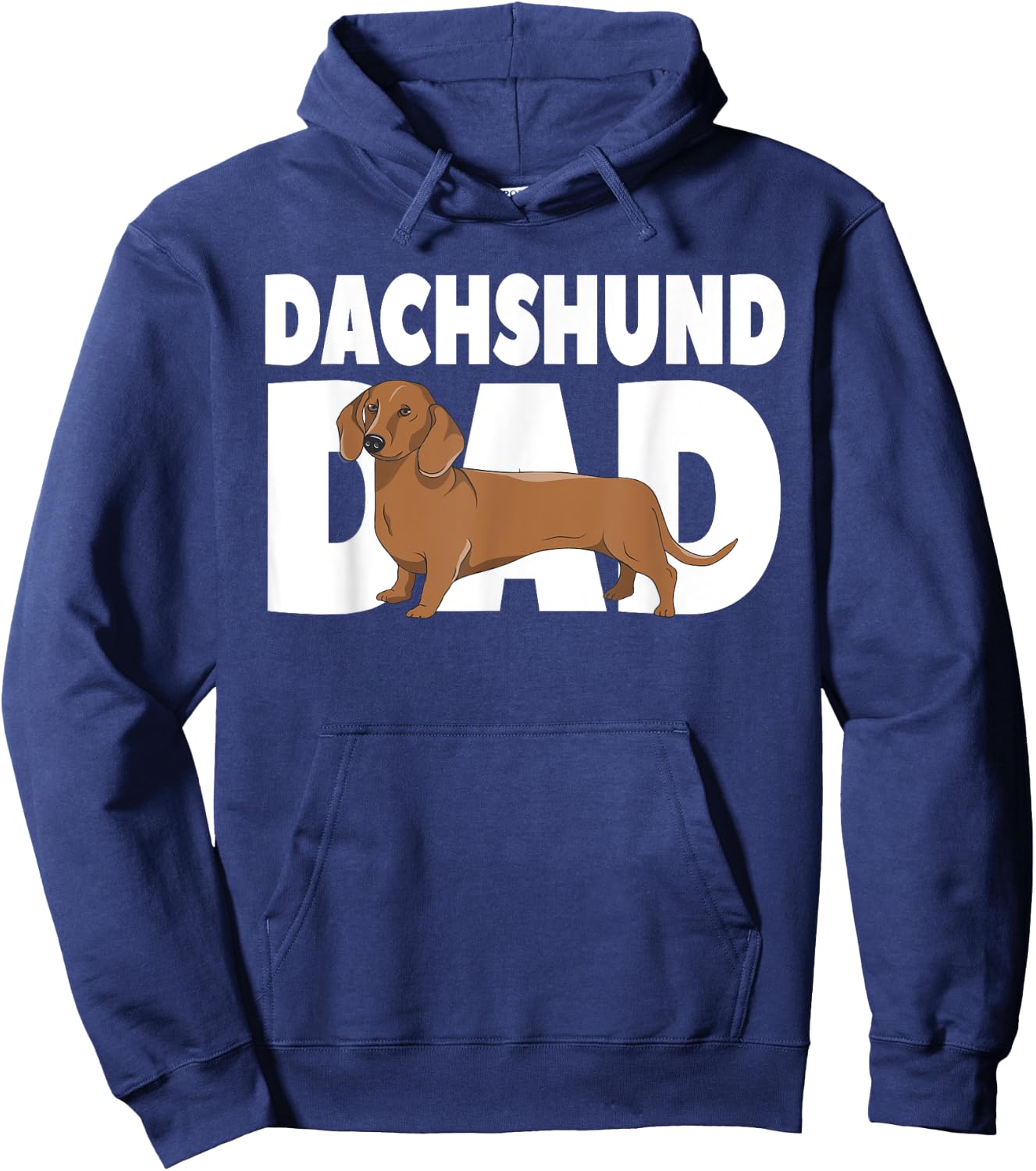 Dachshund Dad Father's Day Hoodie - Hoodie | Navy