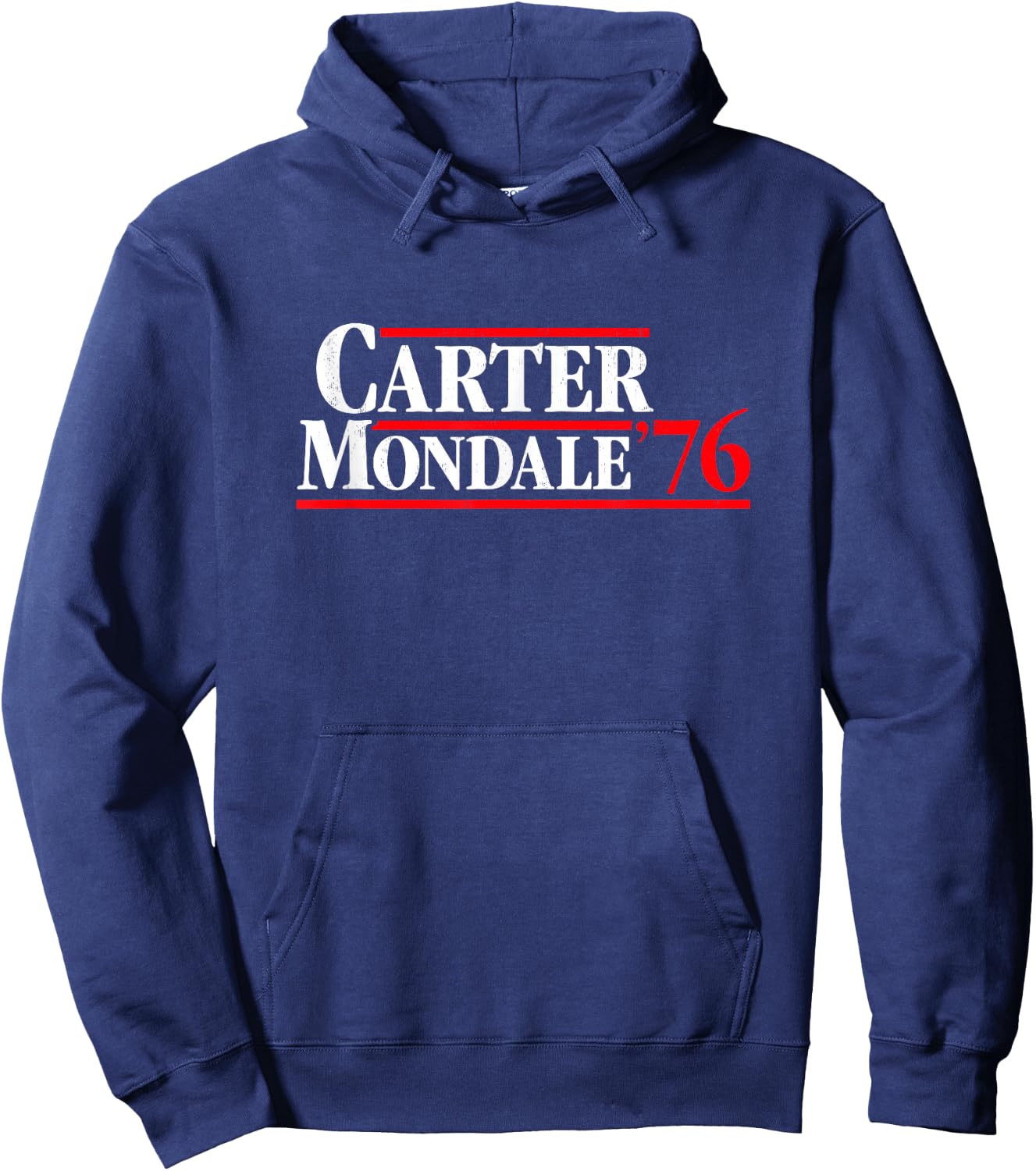 Jimmy Carter 76 Retro Campaign Shirt Hoodie - Hoodie | Navy