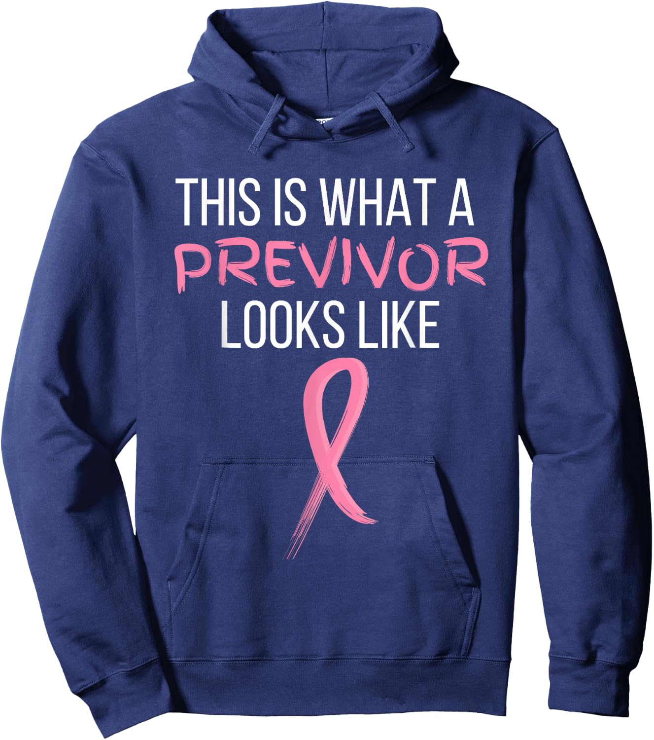 This is what a previvor looks like Hoodie - Hoodie | Navy