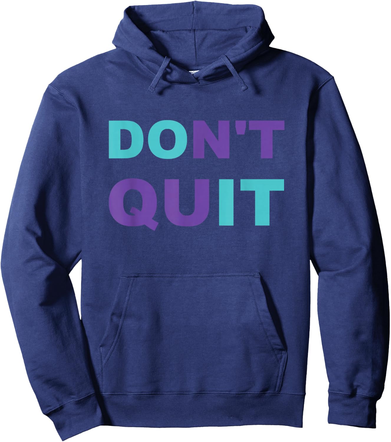 Inspiration Dont Quit, Do It Perseverance Inspiring Hoodie - Hoodie | Navy