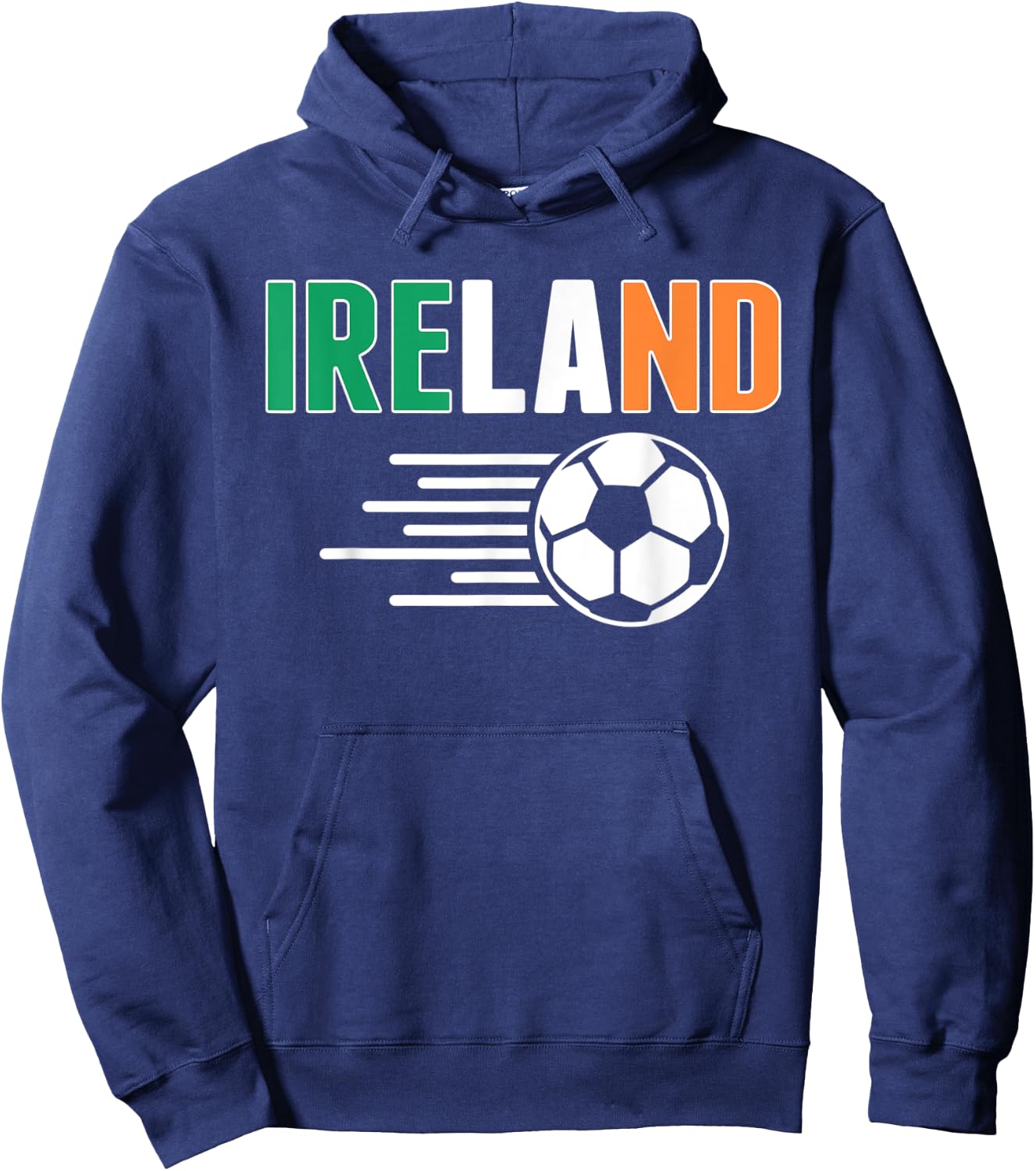 Proud Ireland Soccer Fans Jersey - Support Irish Football Hoodie - Hoodie | Navy